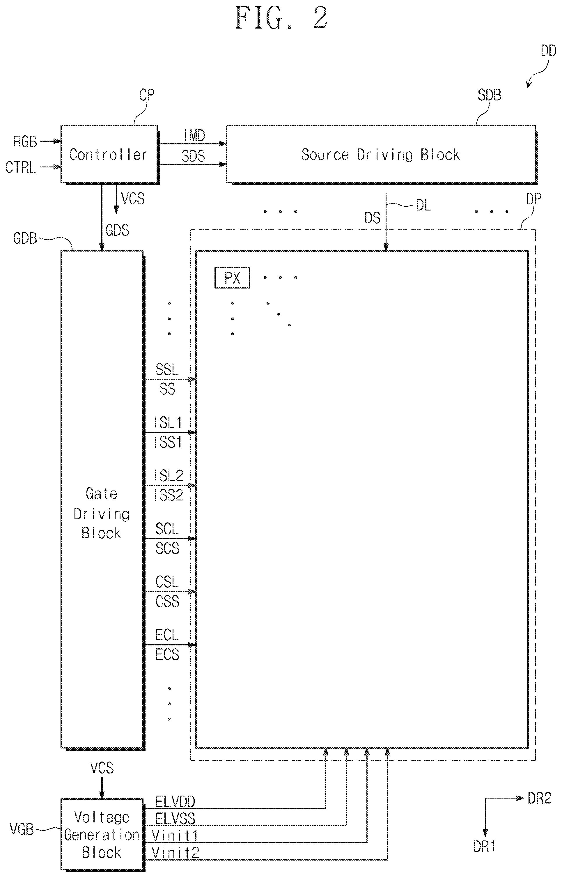 Patent US12307968 Figure 2 – Display device