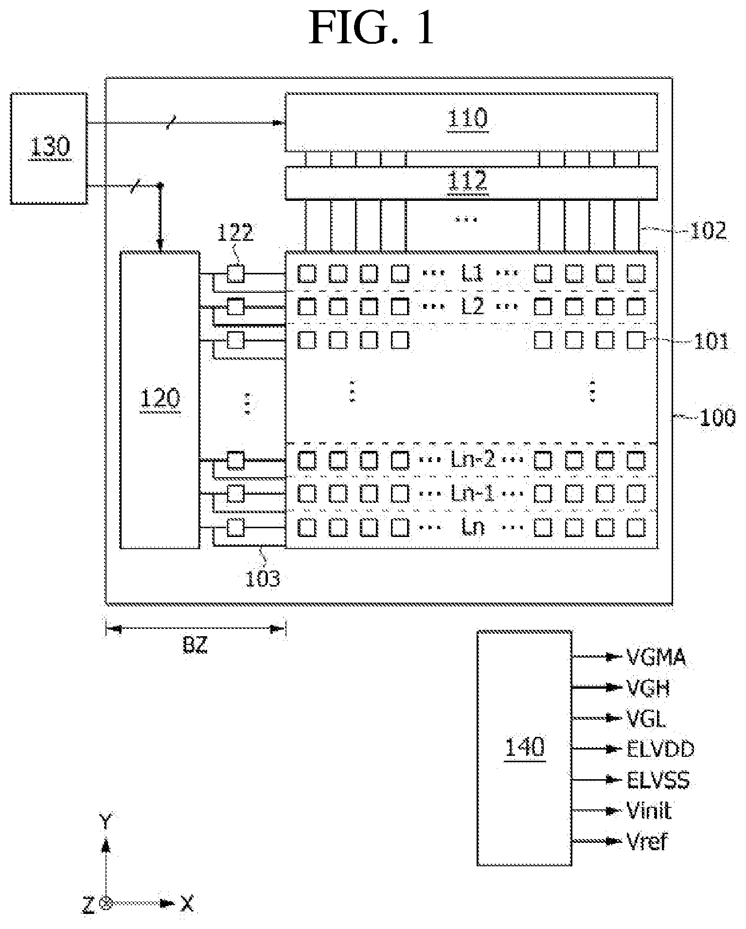 Patent US12307971 Figure 1 – Pixel circuit and display device including the same