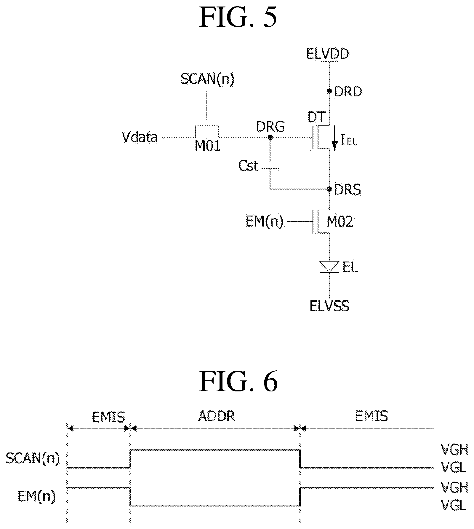 Patent US12307971 Figure 5 – Pixel circuit and display device including the same