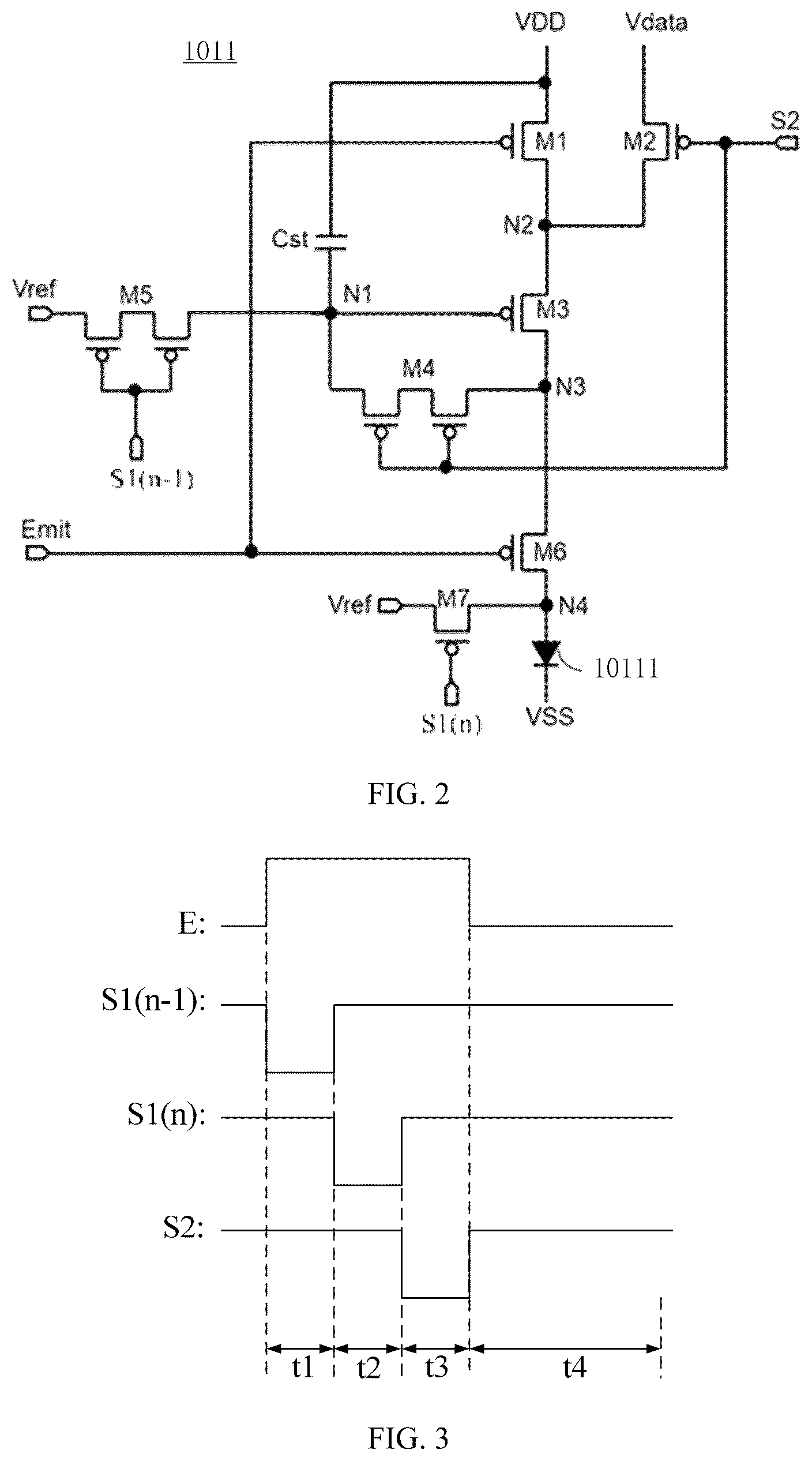Patent US12307973 Figure 2 – Display panel and display device with anti-view pixel driving circuits connected to sub-pixel