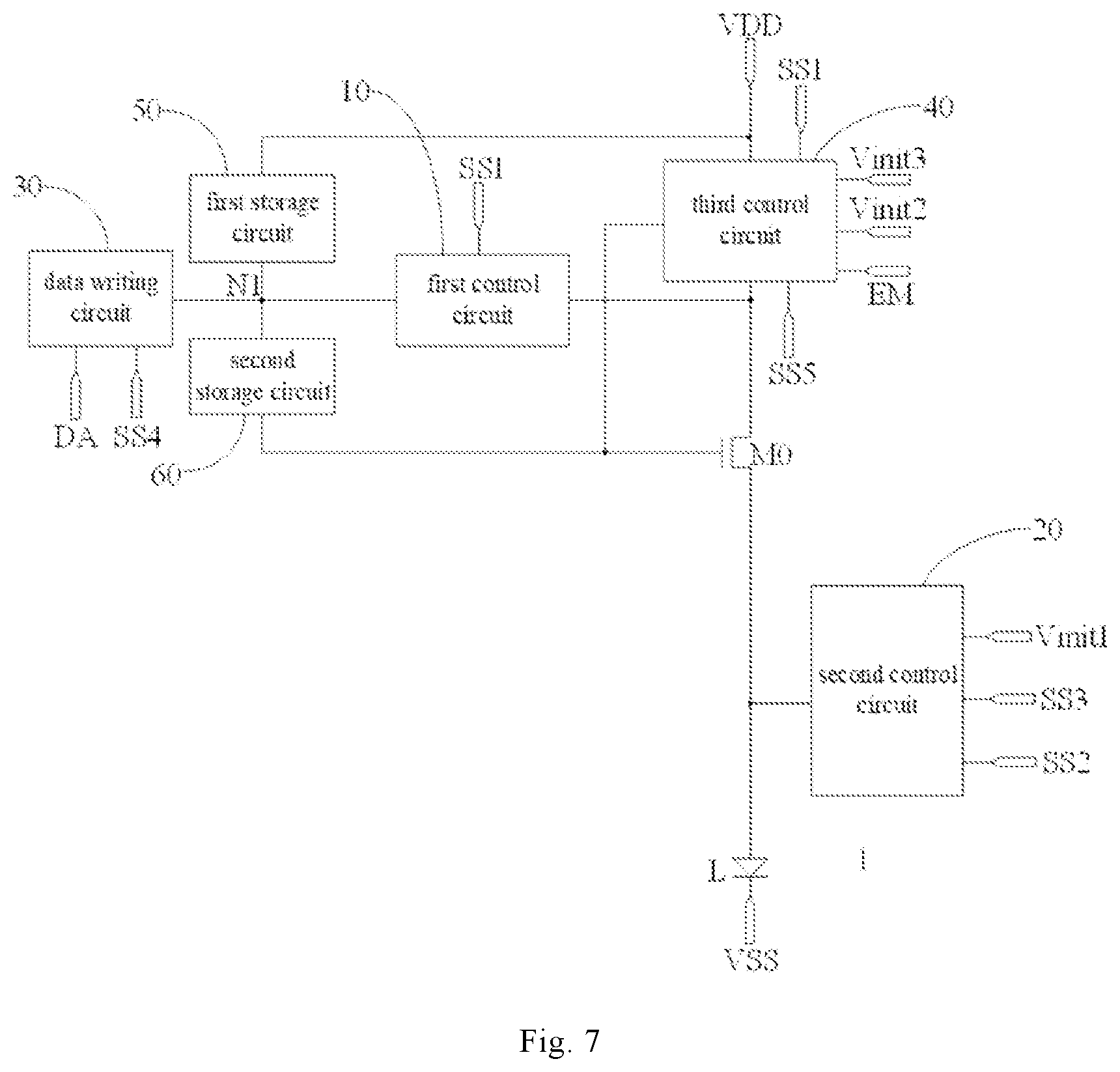 Patent US12307975 Figure 7 – Pixel driving circuit, method for driving pixel driving circuit and display apparatus