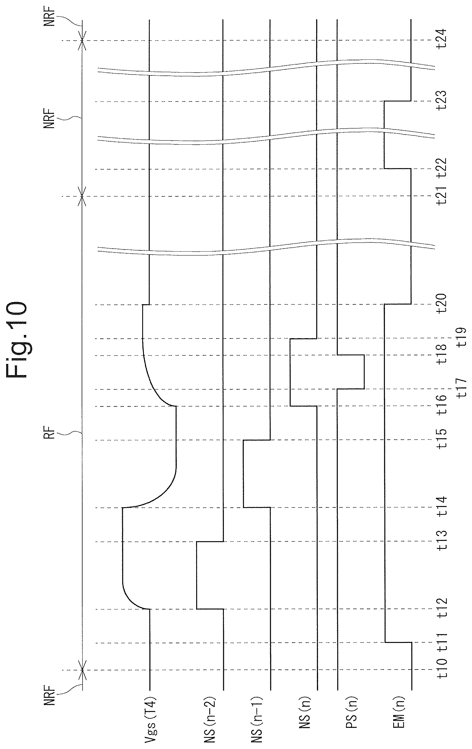 Patent US12307977 Figure 10 – Pixel circuit, display device, and method of driving display device