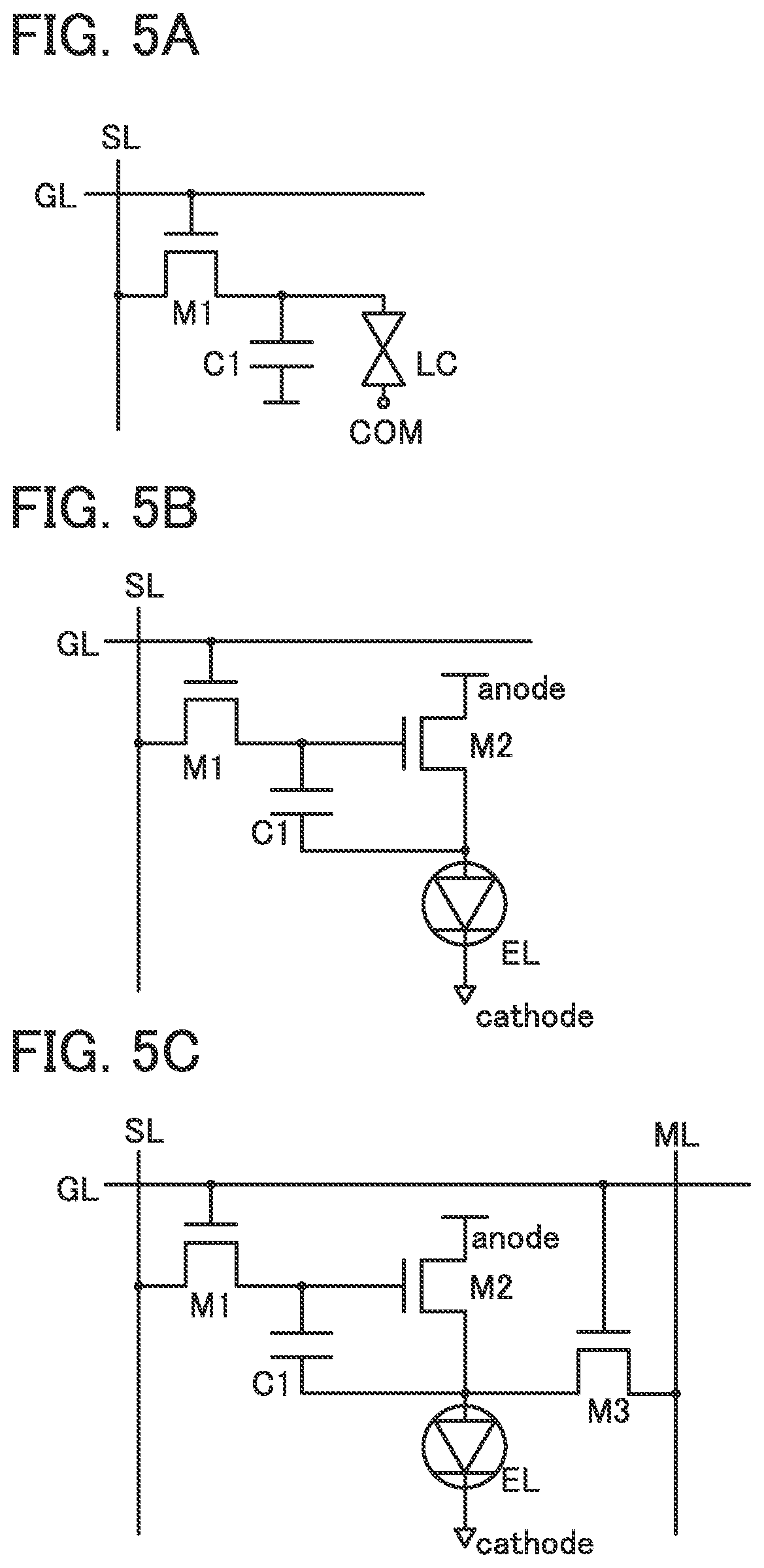 Patent US12307978 Figure 5 – Display device and electronic device
