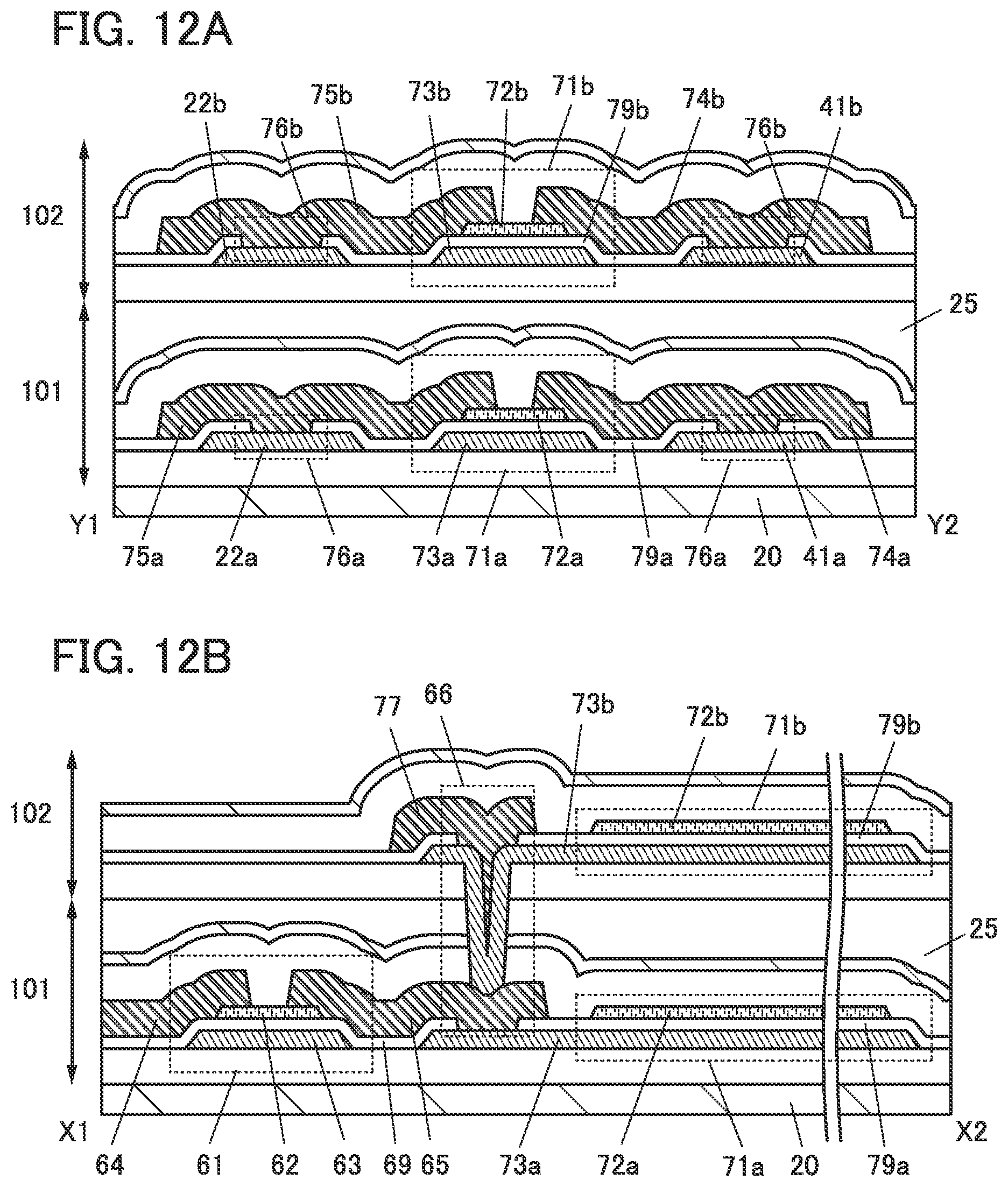 Patent US12307978 Figure 12 – Display device and electronic device
