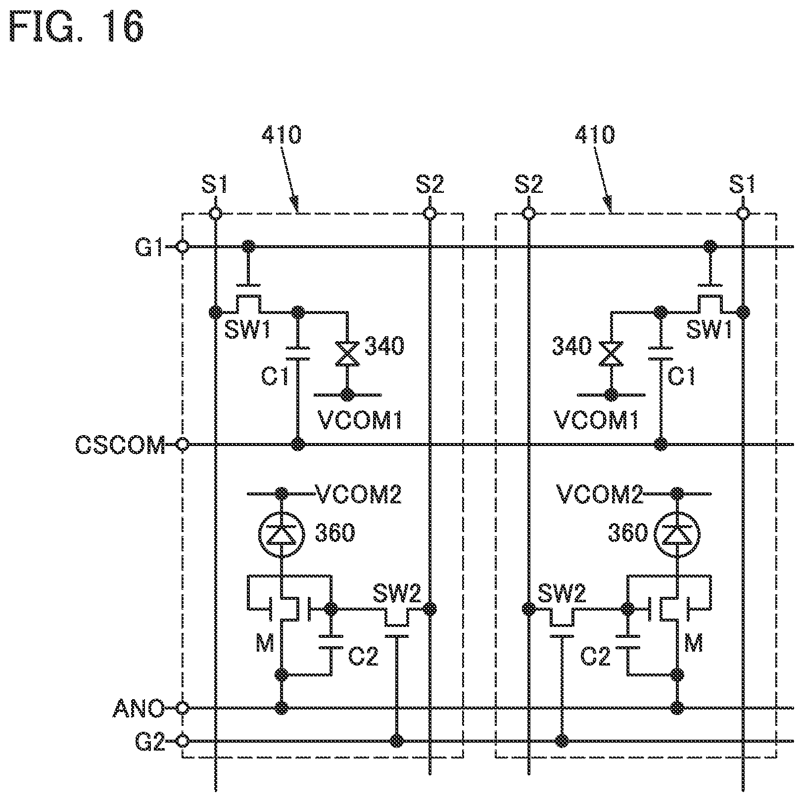 Patent US12307978 Figure 16 – Display device and electronic device