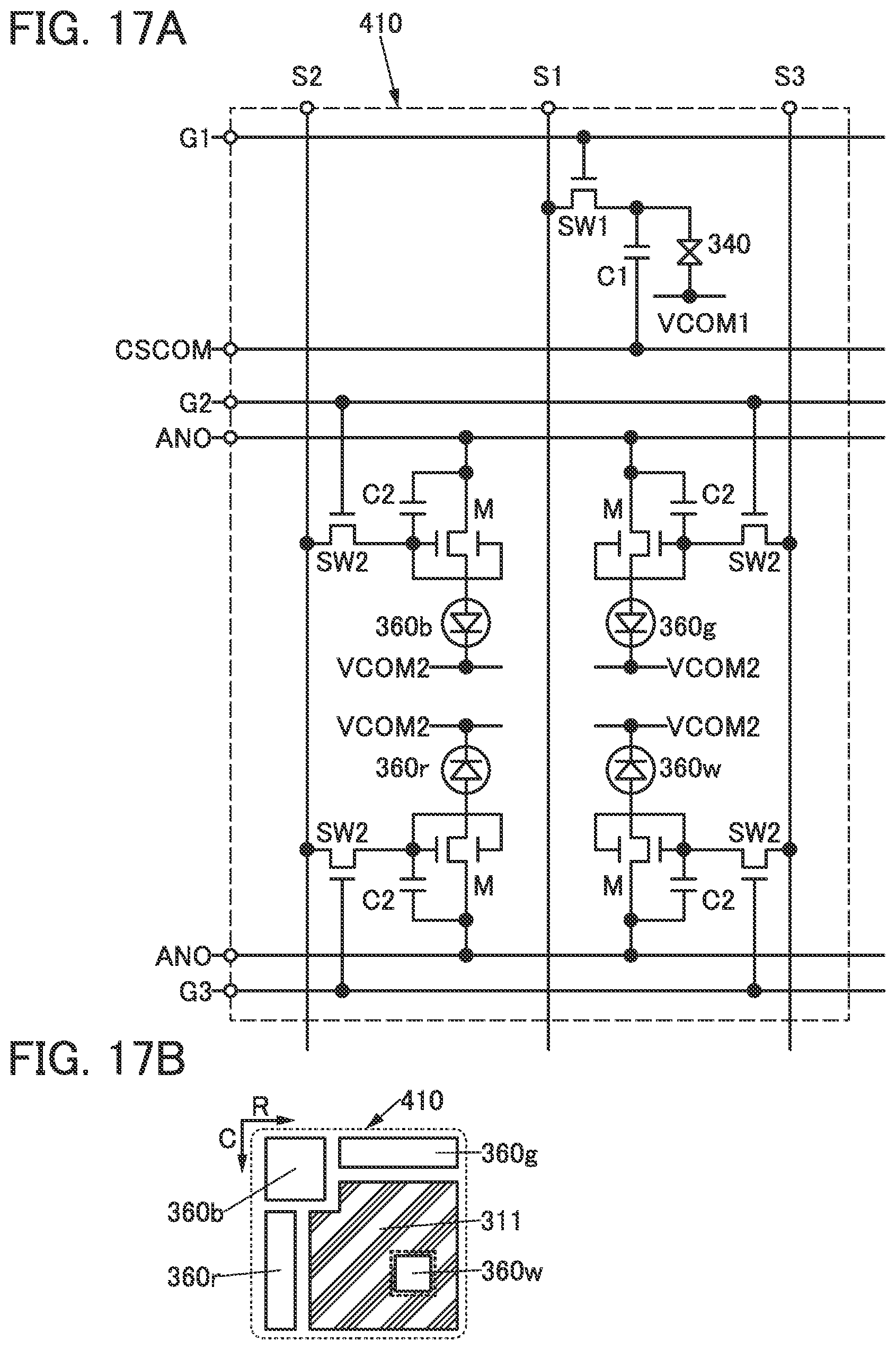 Patent US12307978 Figure 17 – Display device and electronic device