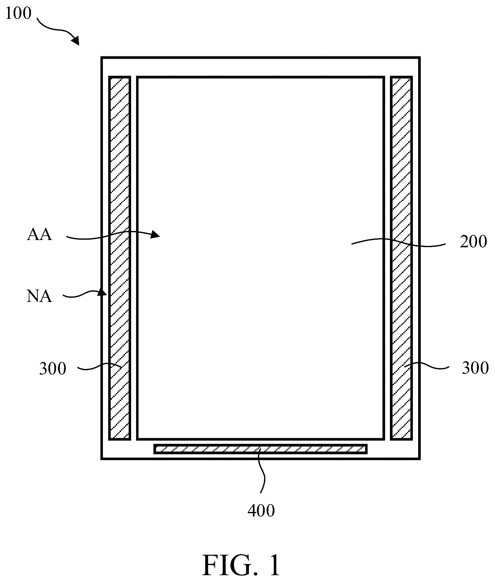 Patent US12307979 — Display panel — Figure 1