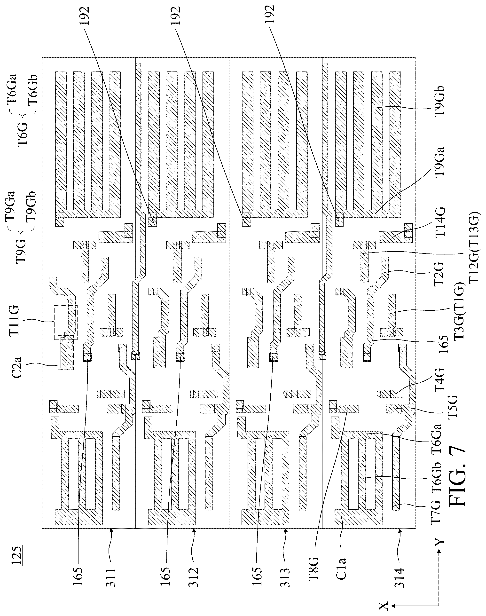 Patent US12307979 Figure 7 – Display panel