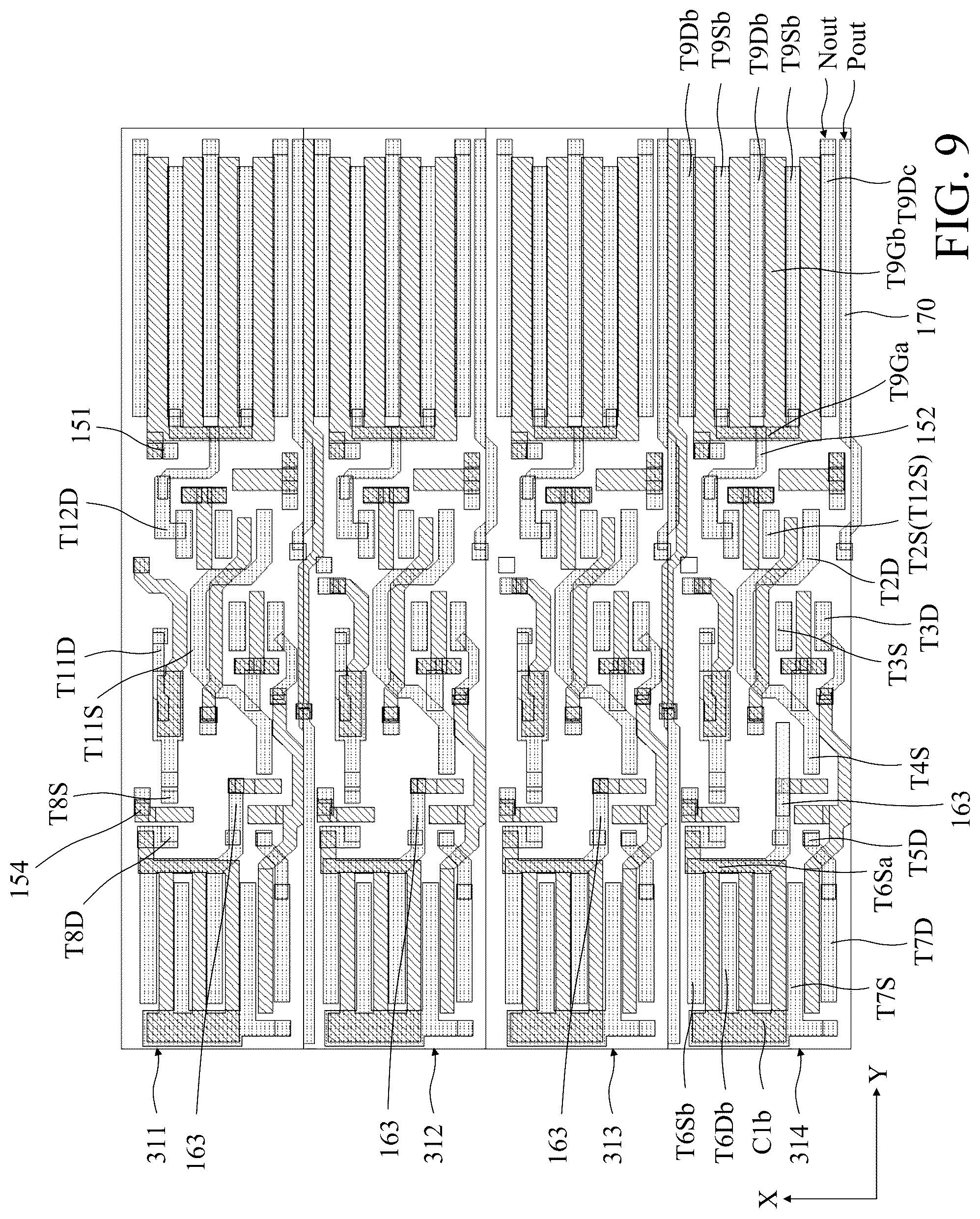 Patent US12307979 Figure 9 – Display panel