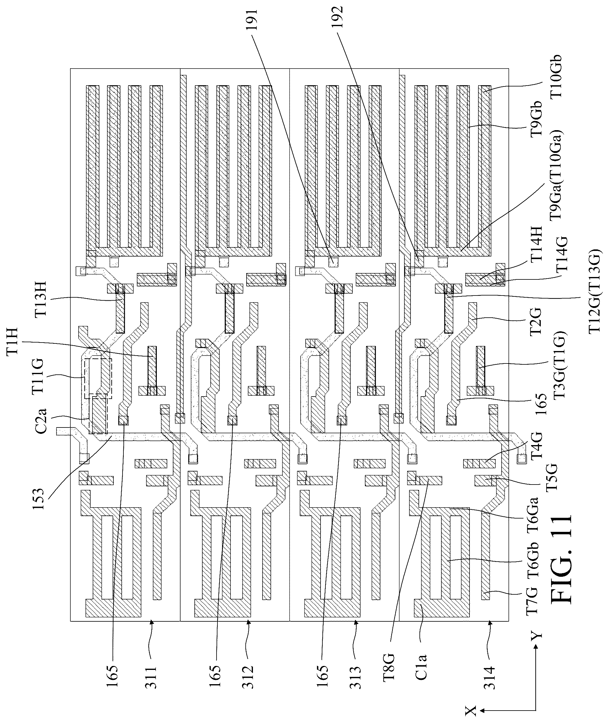 Patent US12307979 Figure 11 – Display panel