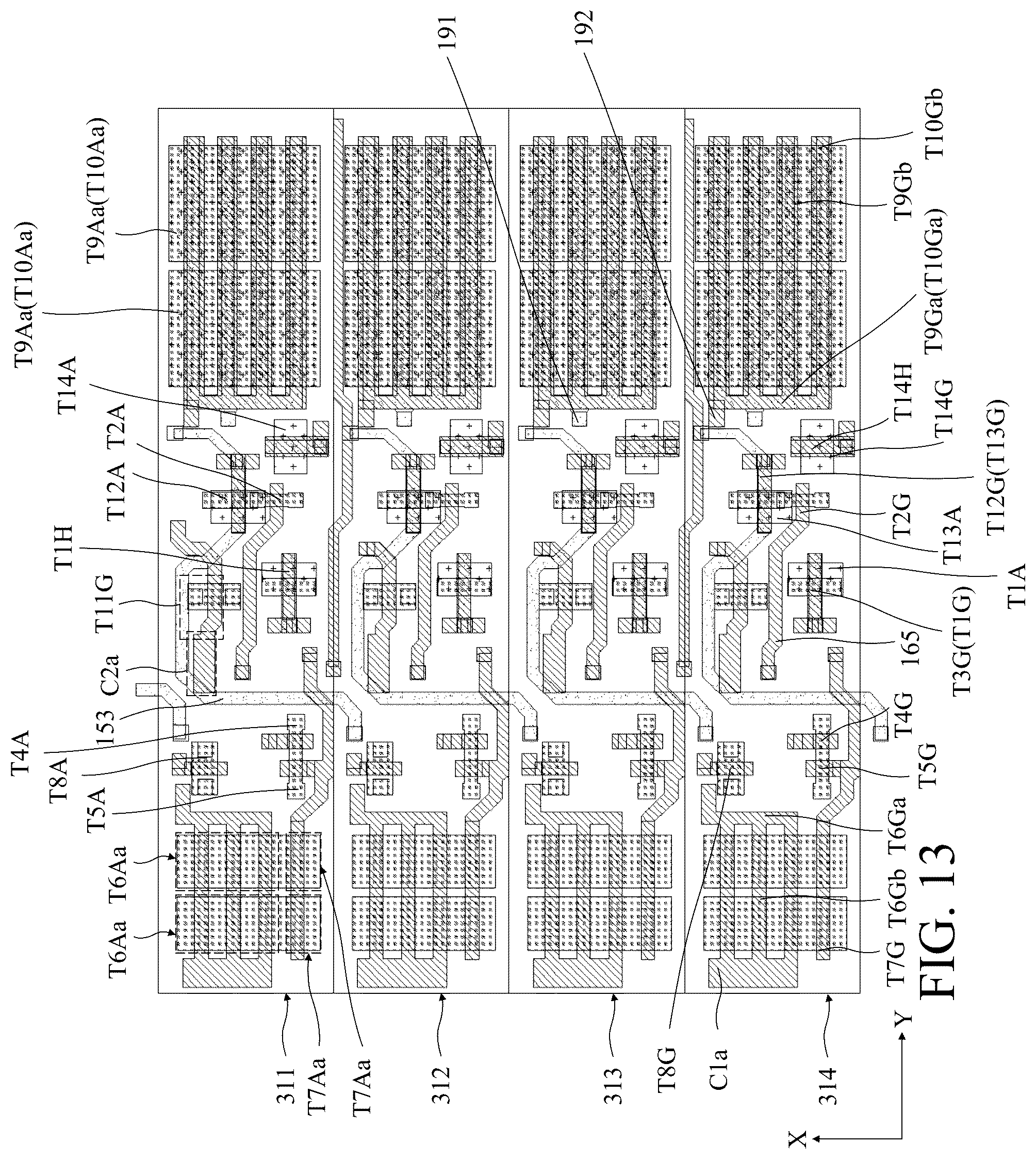 Patent US12307979 Figure 13 – Display panel