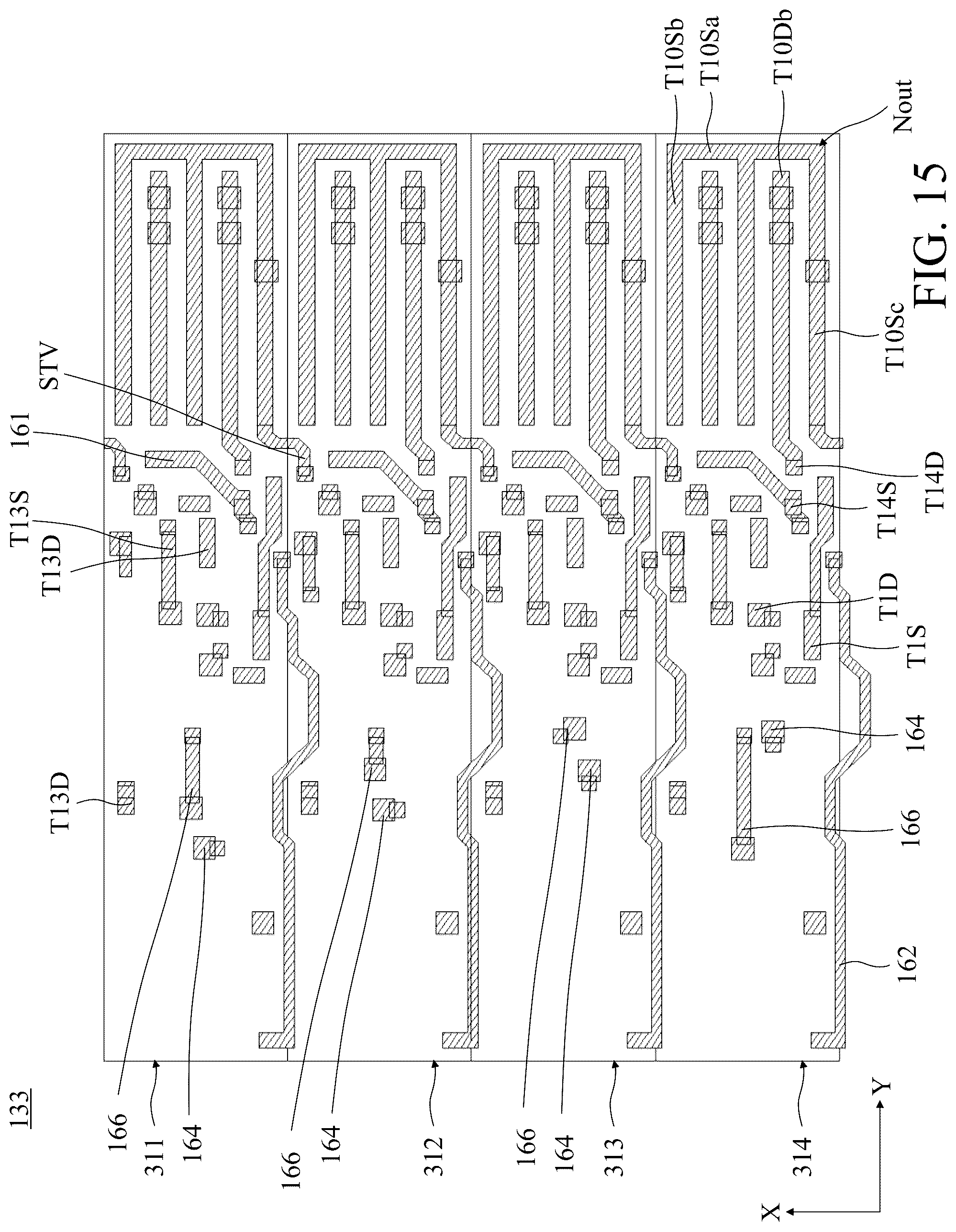 Patent US12307979 Figure 15 – Display panel