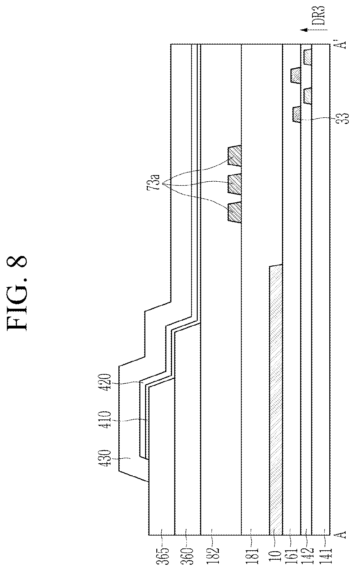 Patent US12307980 Figure 8 – Display device