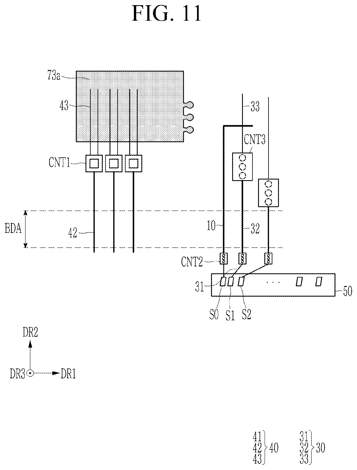 Patent US12307980 Figure 11 – Display device