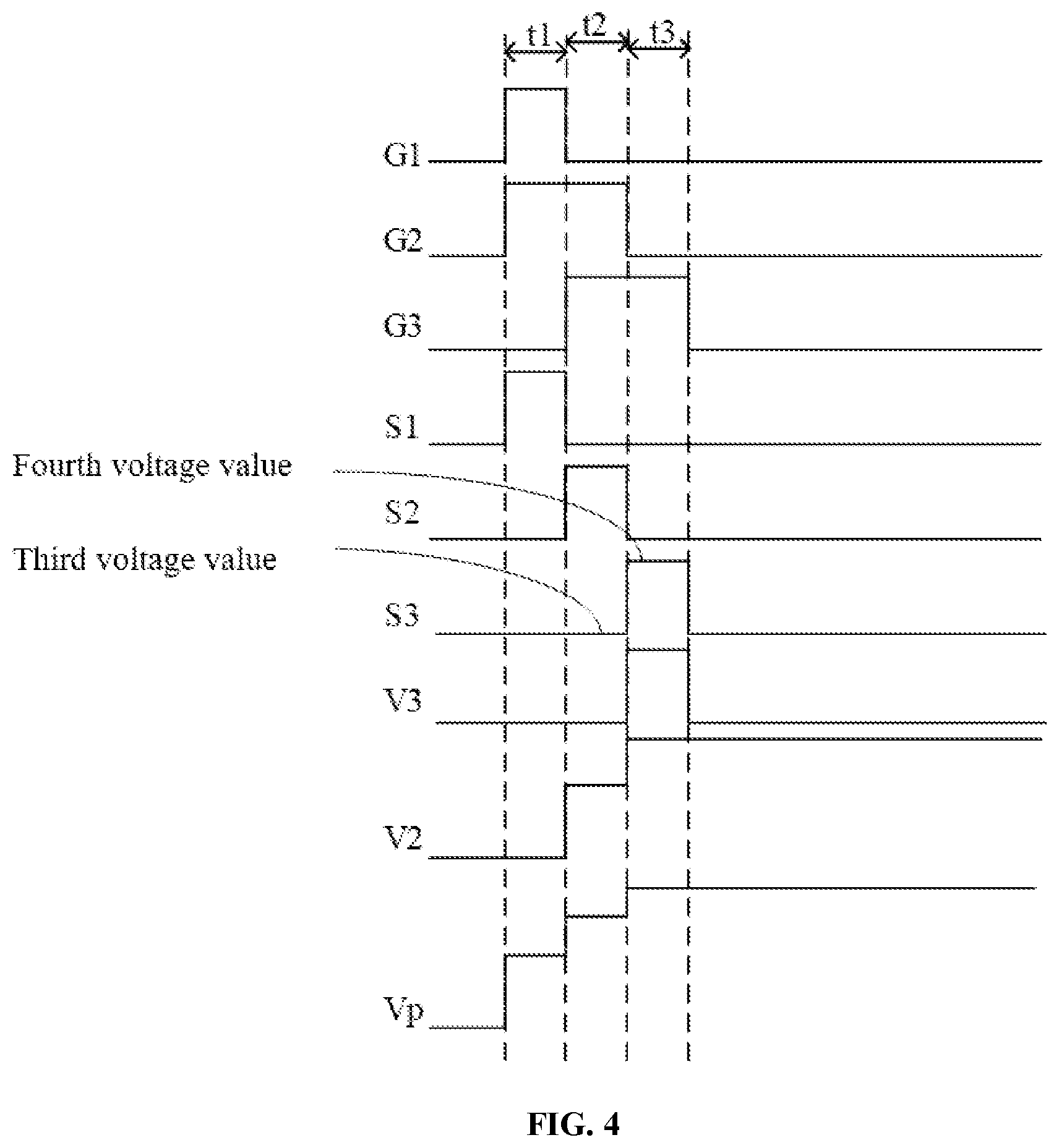 Patent US12307990 Figure 3 – Microfluidic pixel driving circuit, microfluidic substrate, and microfluidic chip