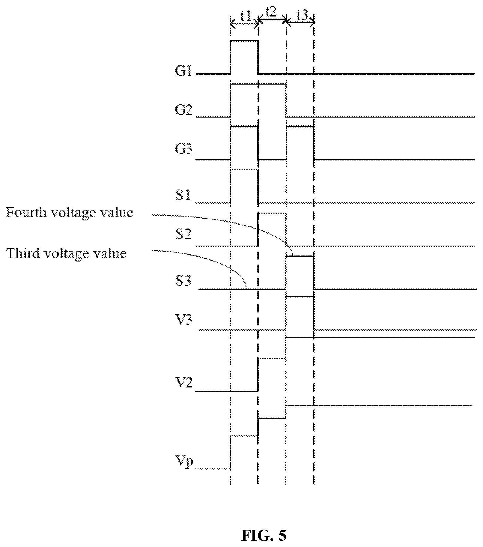 Patent US12307990 Figure 4 – Microfluidic pixel driving circuit, microfluidic substrate, and microfluidic chip