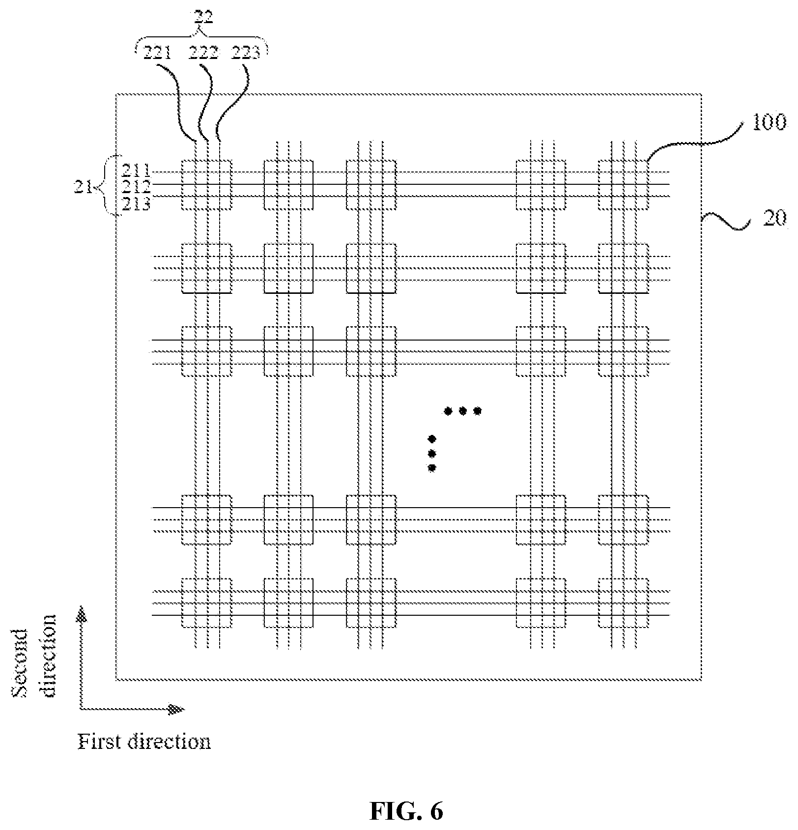 Patent US12307990 Figure 5 – Microfluidic pixel driving circuit, microfluidic substrate, and microfluidic chip