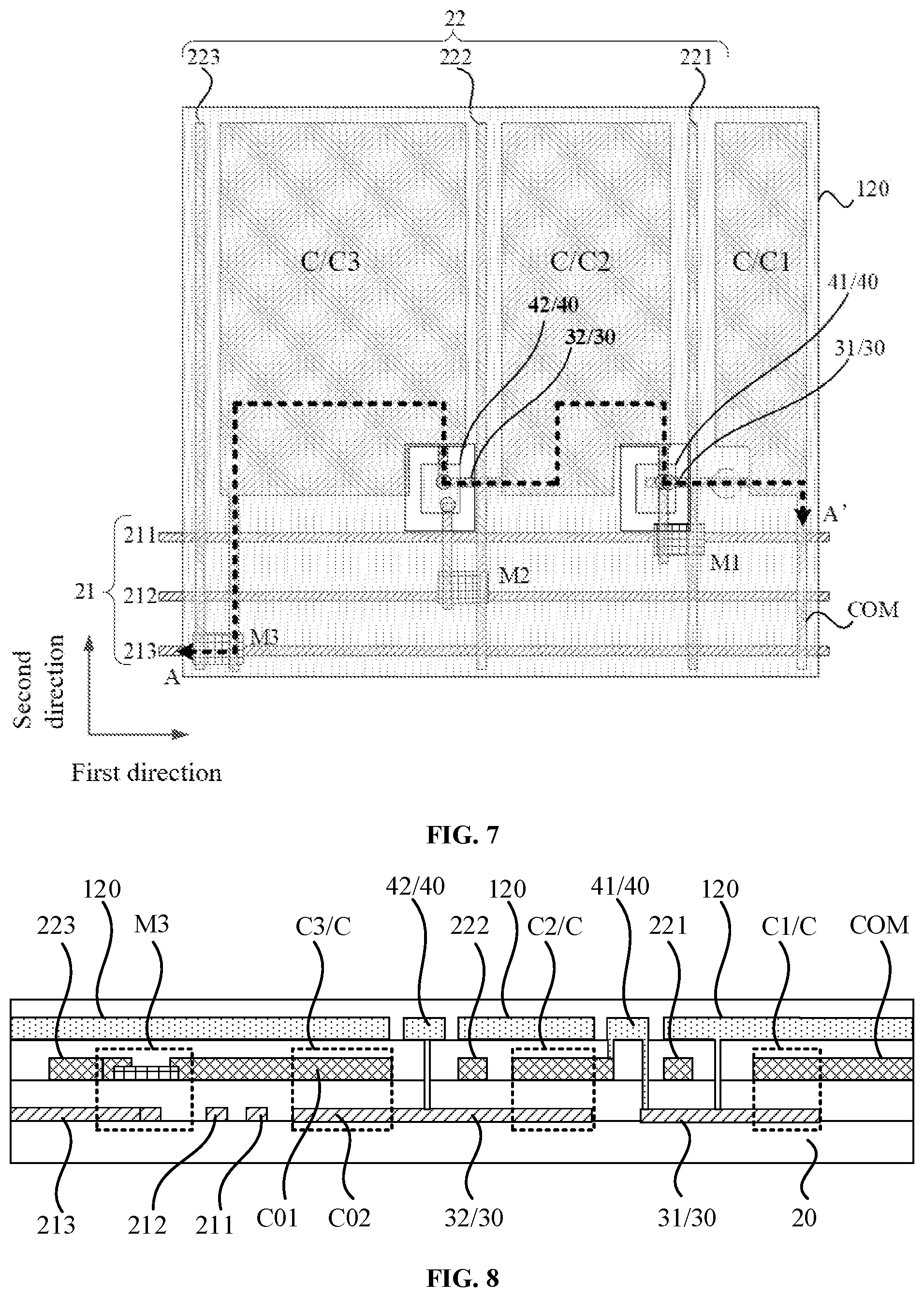 Patent US12307990 Figure 6 – Microfluidic pixel driving circuit, microfluidic substrate, and microfluidic chip