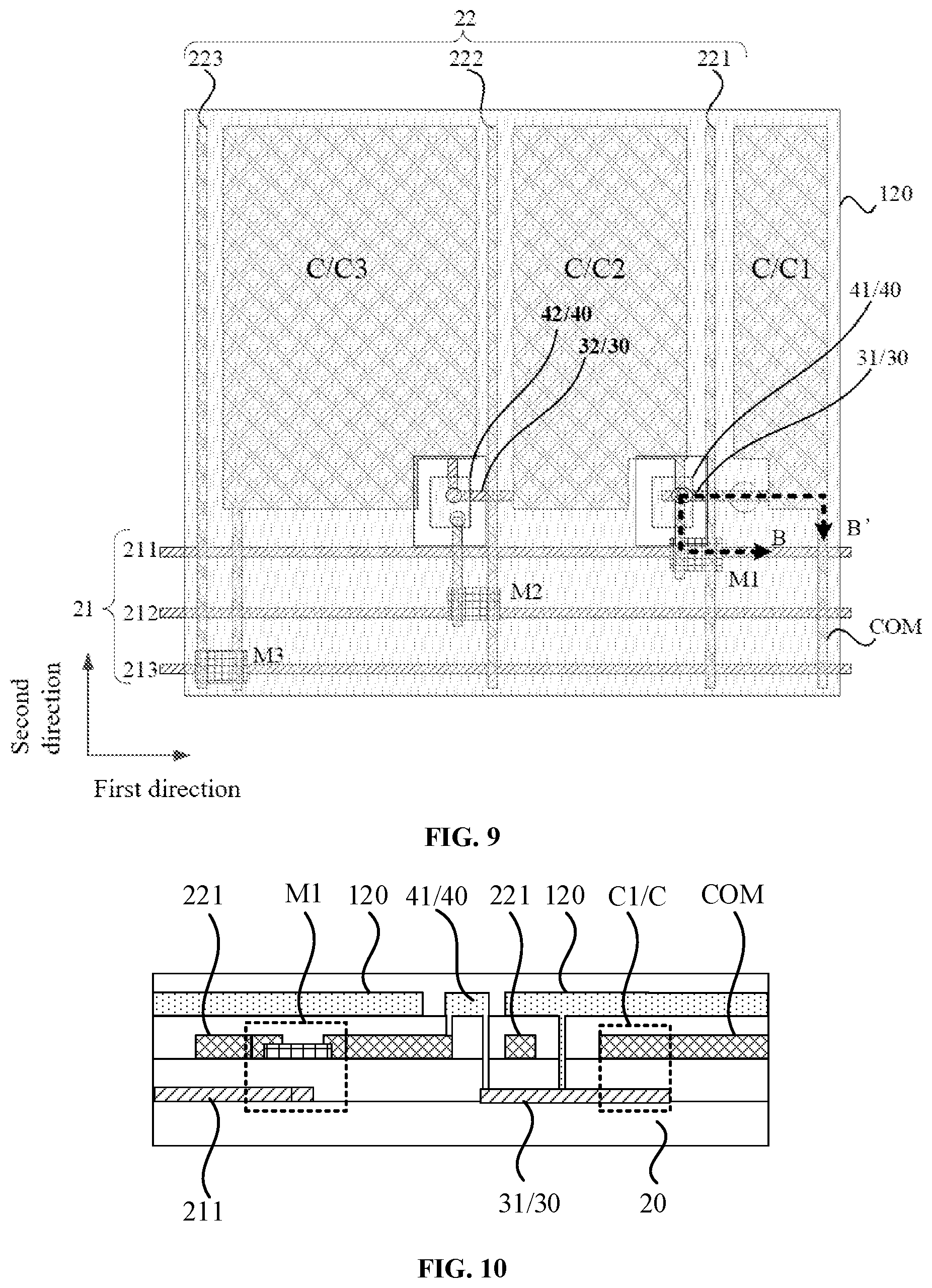 Patent US12307990 Figure 7 – Microfluidic pixel driving circuit, microfluidic substrate, and microfluidic chip