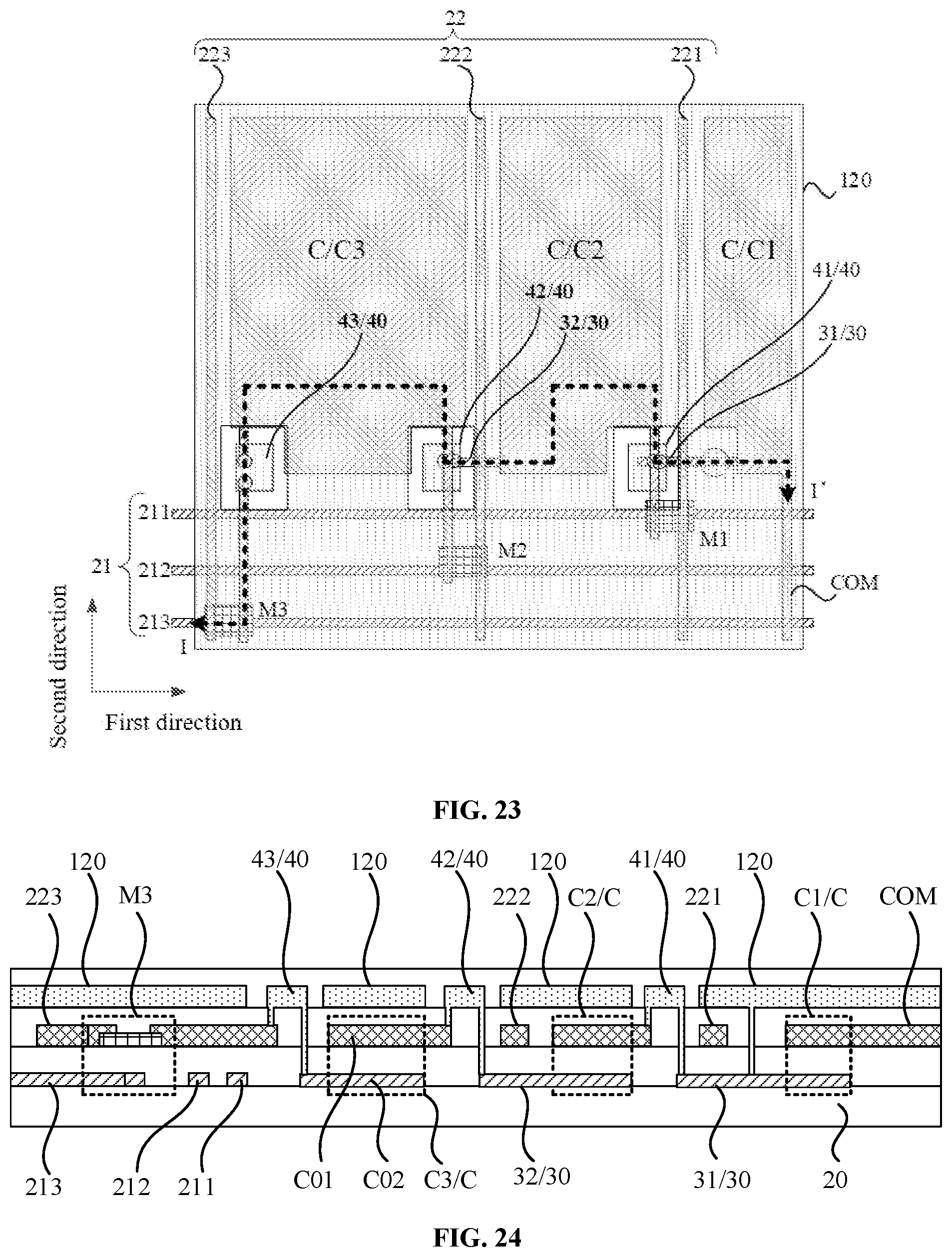 Patent US12307990 Figure 14 – Microfluidic pixel driving circuit, microfluidic substrate, and microfluidic chip