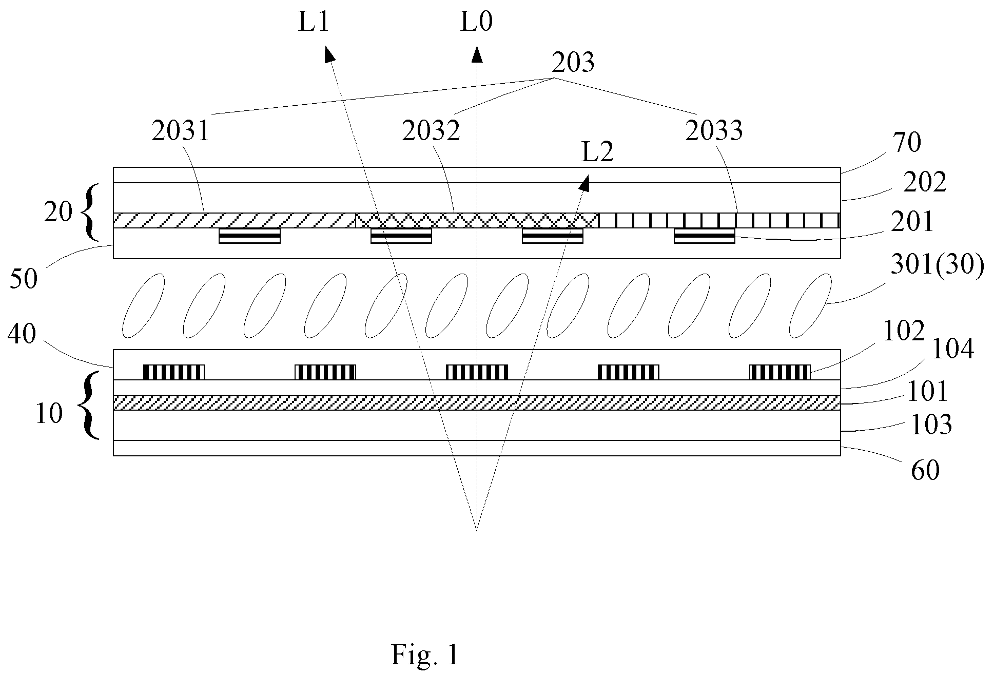 Patent US12307992 — Display panel and display terminal — Figure 1