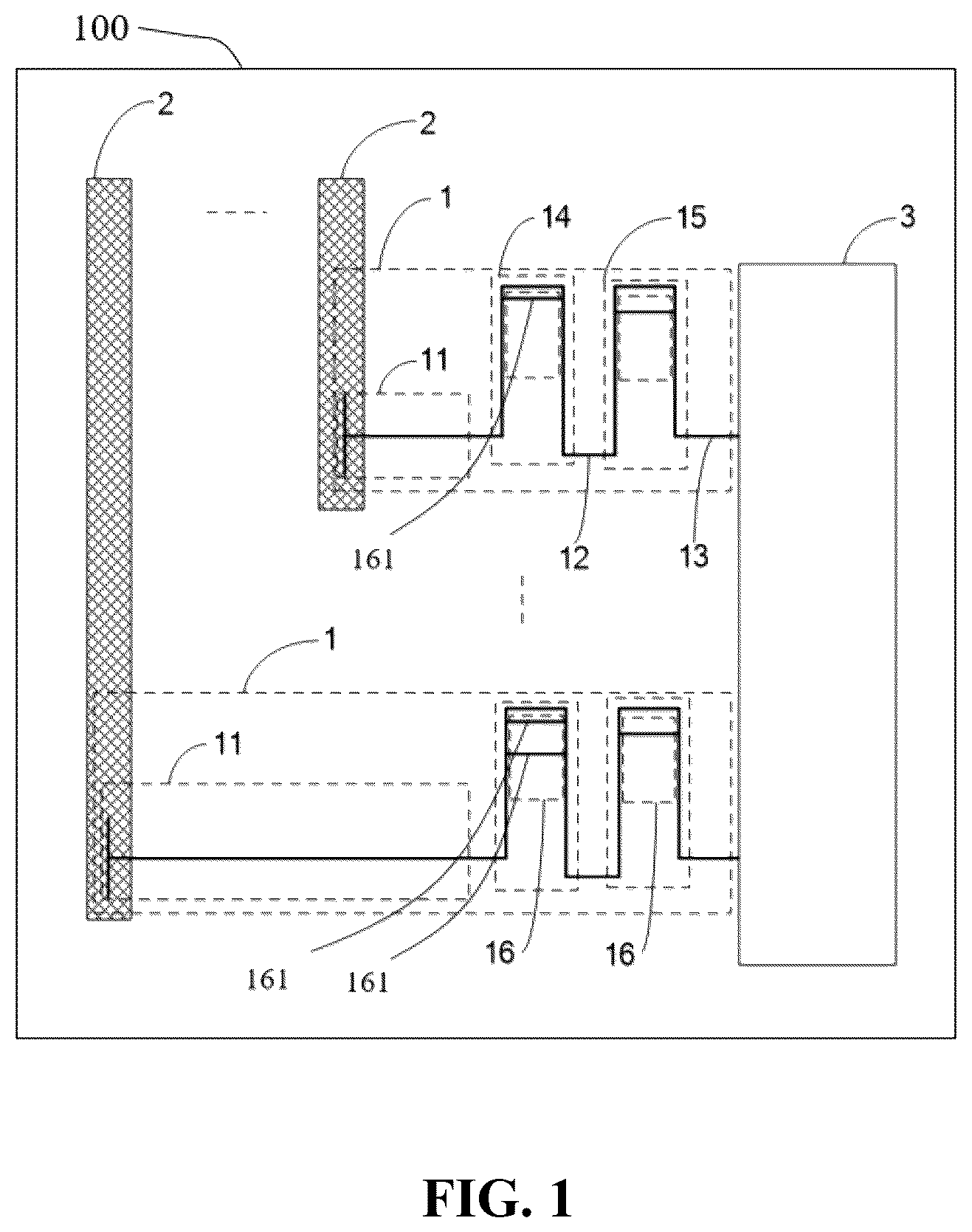 Patent US12307996 Figure 1 – Gate on array (GOA) circuit for display panel solving problem of inconsistent impedances and capacitive reactance of clock signal carriers