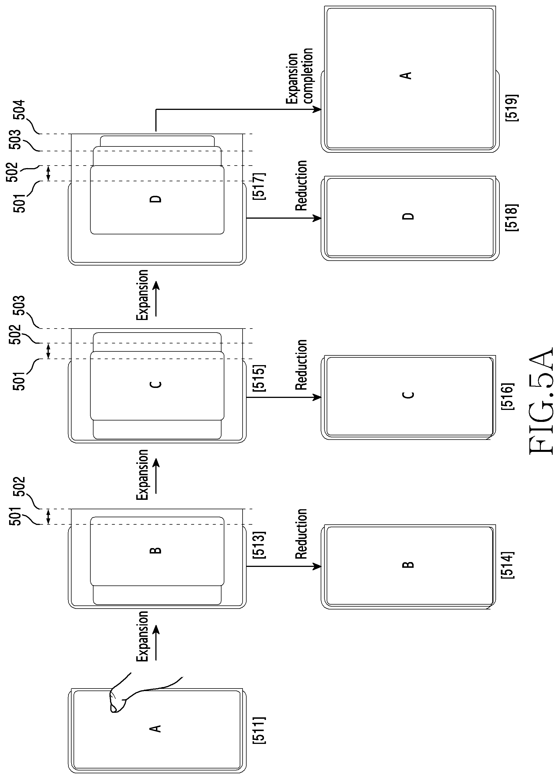 Patent US12308001 Figure 7 – Electronic device capable of expanding display region and method for controlling screen thereof