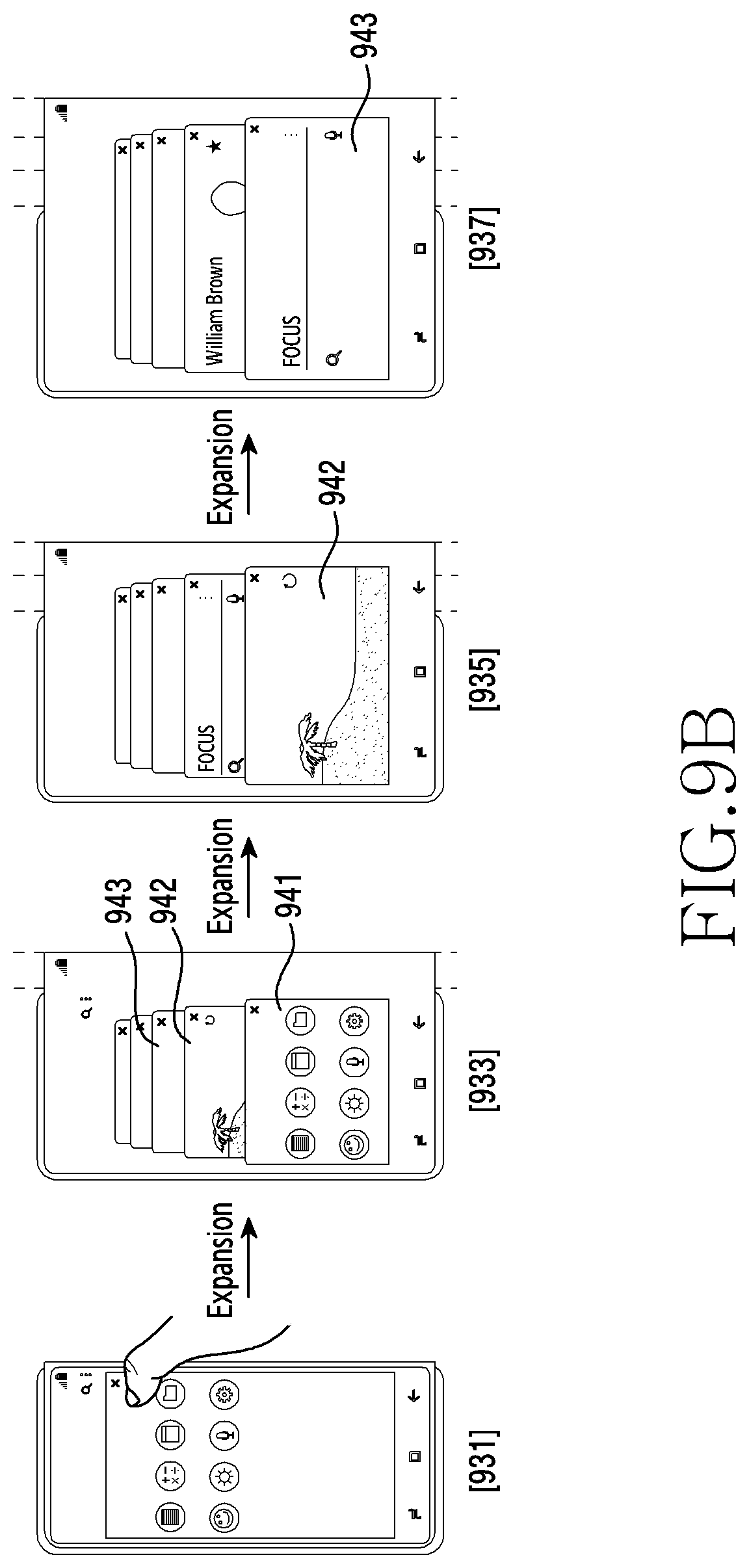 Patent US12308001 Figure 14 – Electronic device capable of expanding display region and method for controlling screen thereof