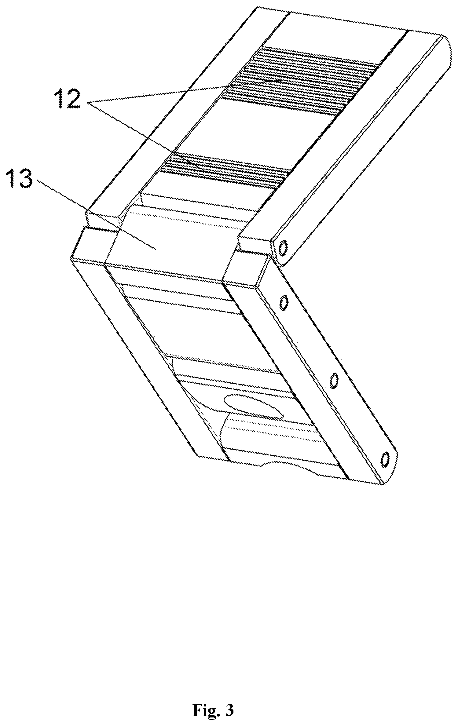 Patent US12308004 Figure 3 – Multifunctional folding guitar footstool