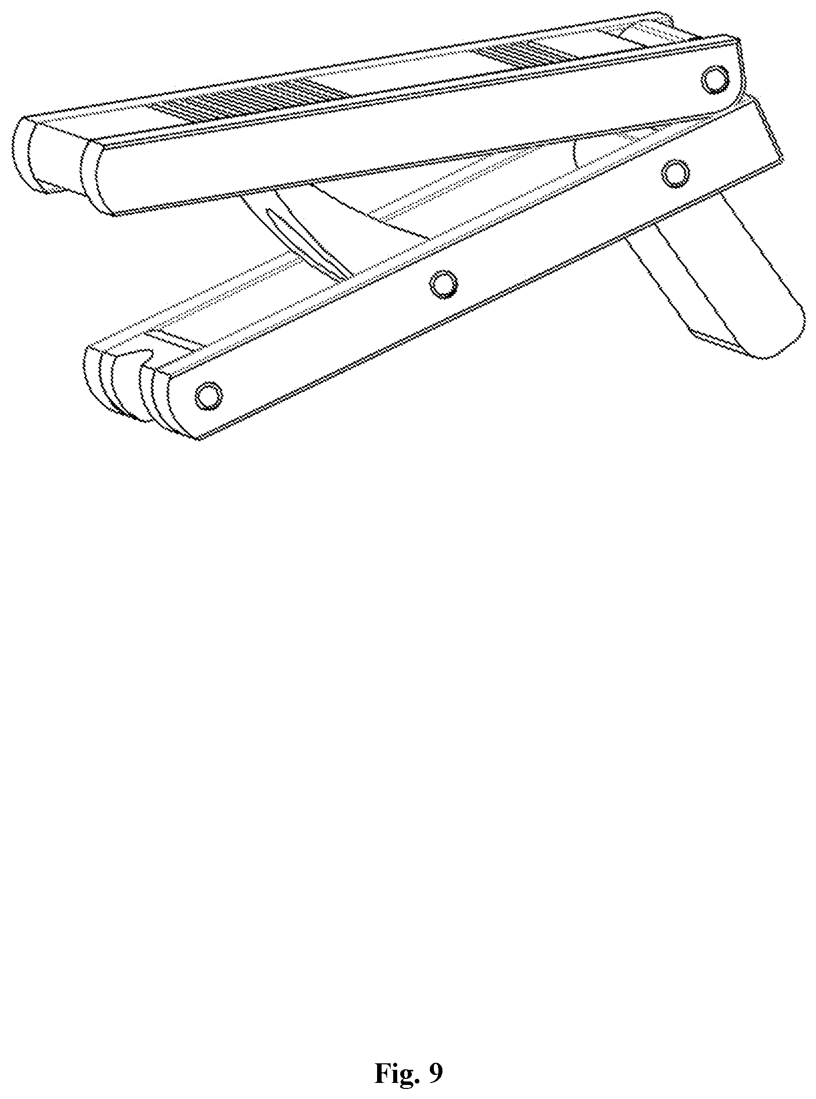 Patent US12308004 Figure 9 – Multifunctional folding guitar footstool