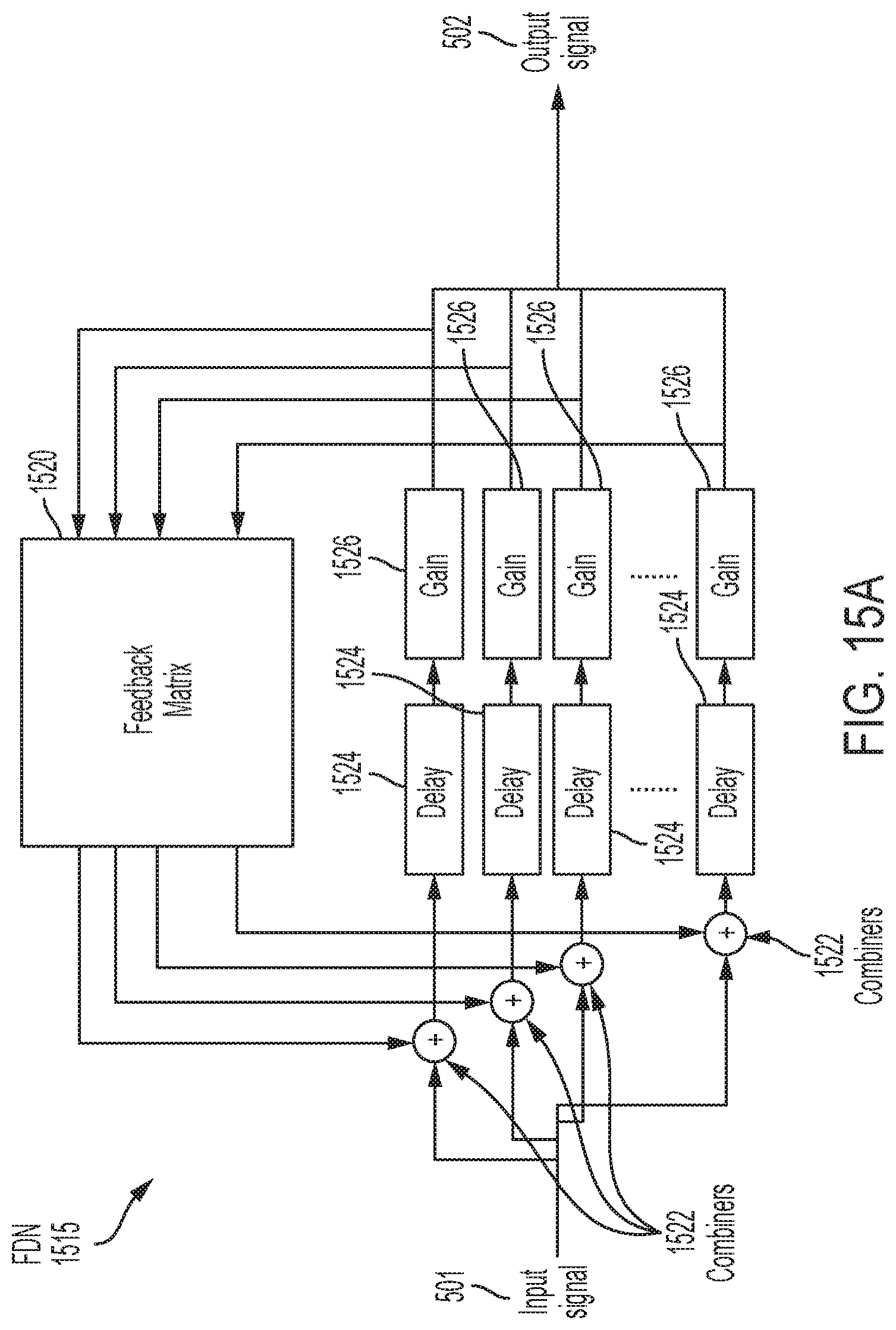 Patent US12308011 Figure 18 – Reverberation gain normalization