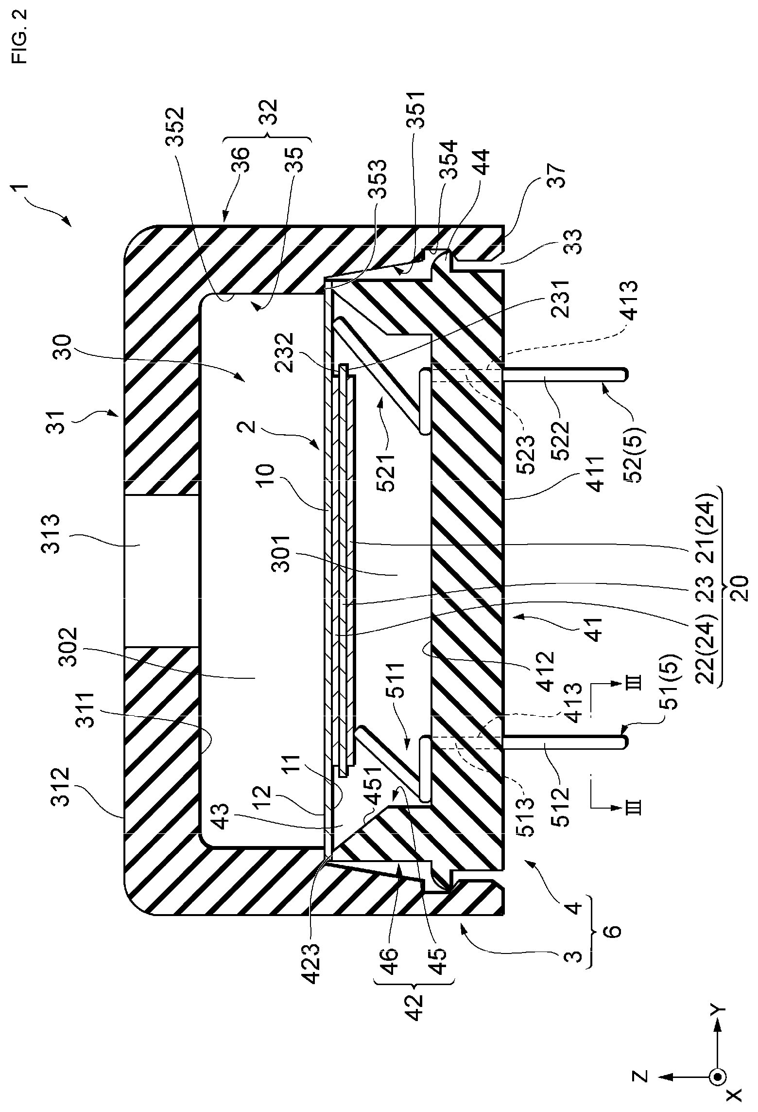 Patent US12308012 Figure 2 – Piezoelectric sounding component
