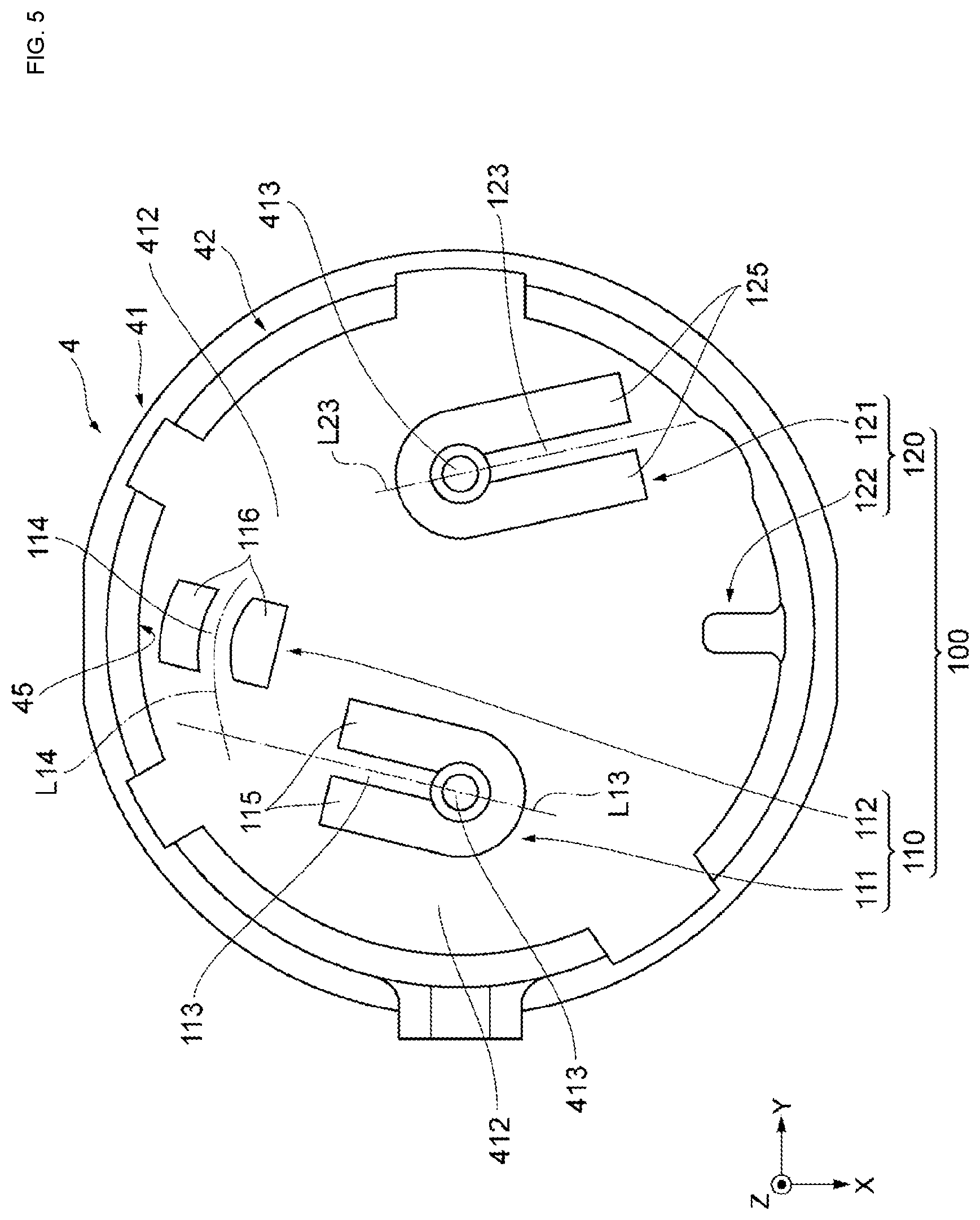 Patent US12308012 Figure 5 – Piezoelectric sounding component