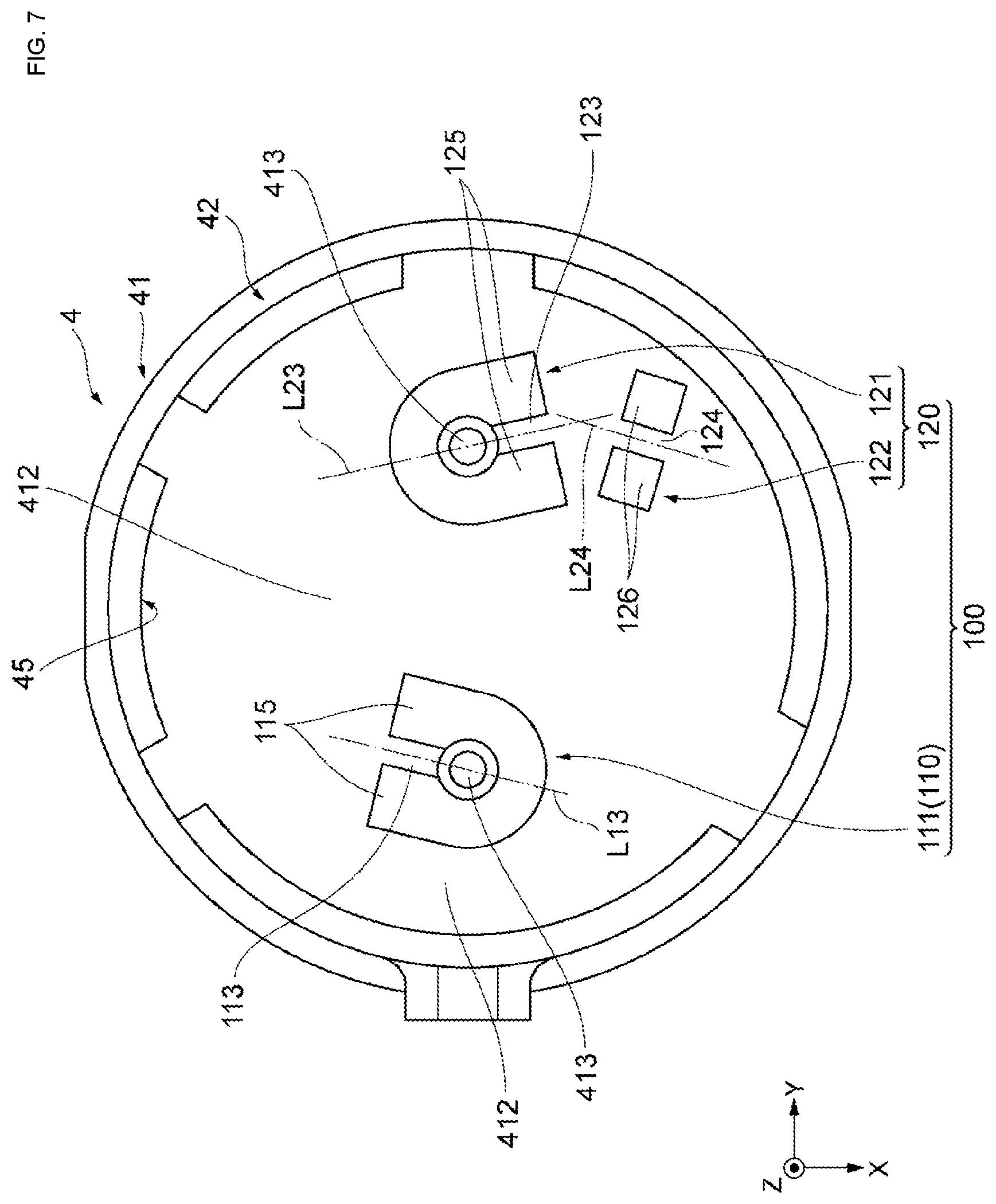 Patent US12308012 Figure 7 – Piezoelectric sounding component