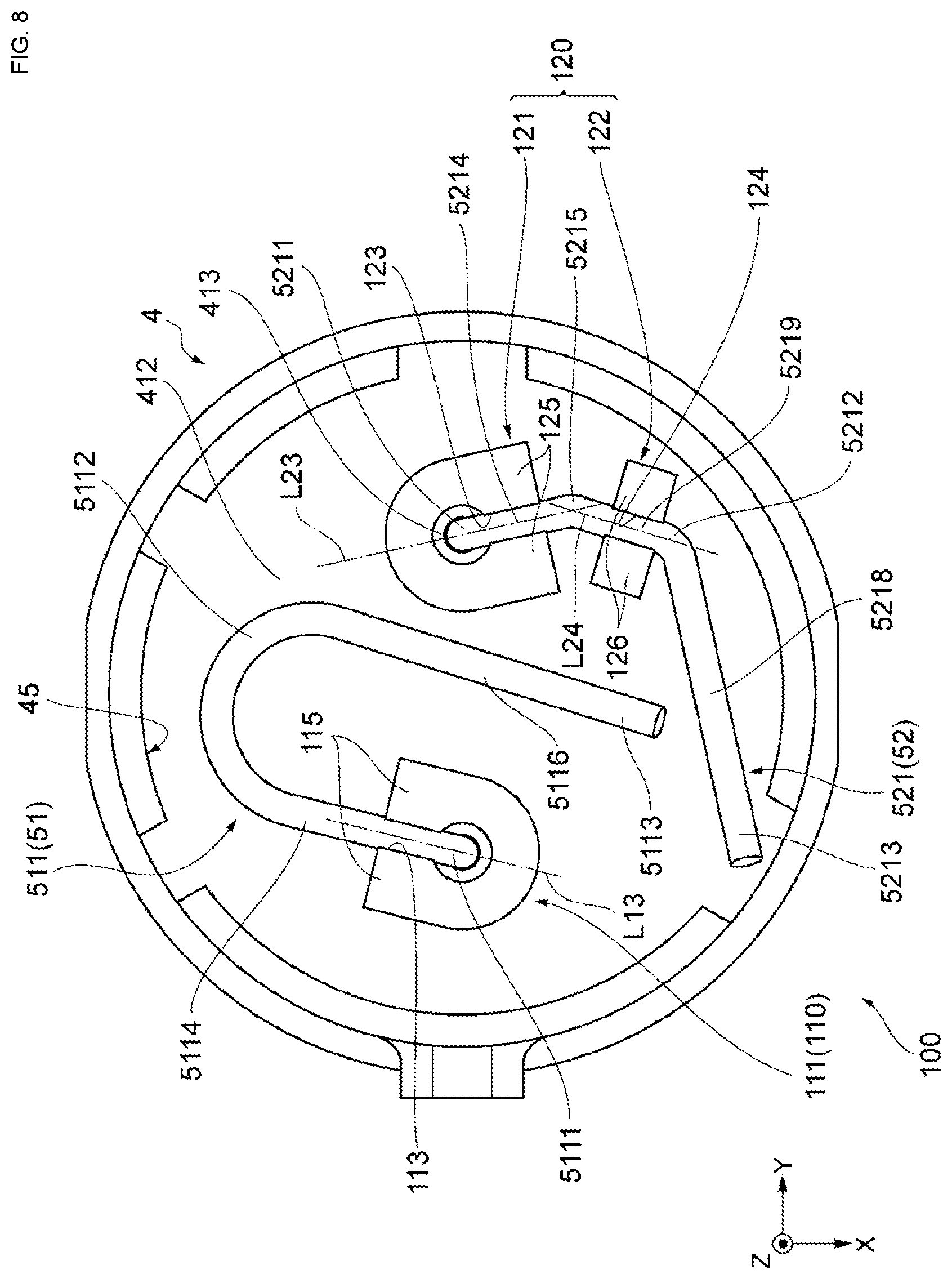 Patent US12308012 Figure 8 – Piezoelectric sounding component