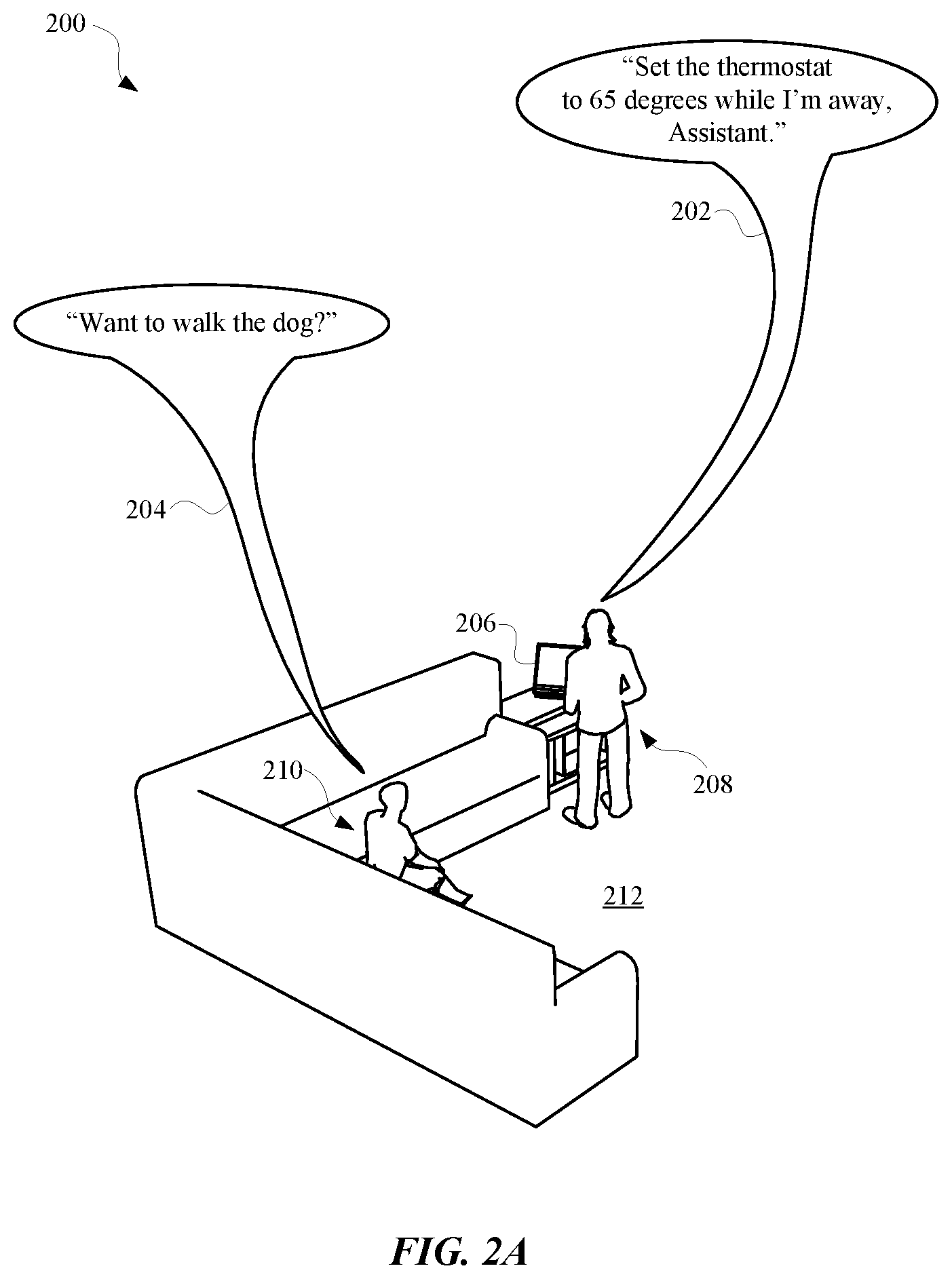 Patent US12308020 Figure 4 – Processing concurrently received utterances from multiple users