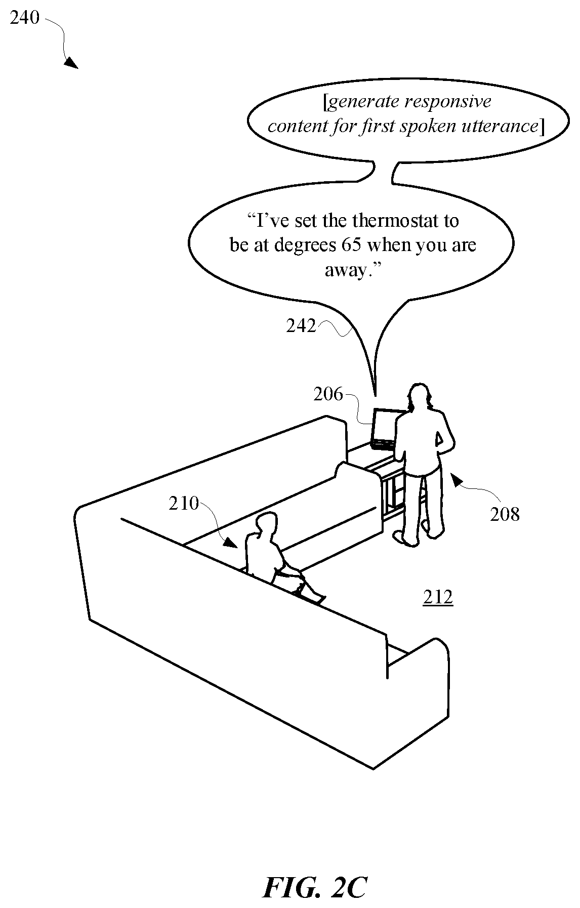 Patent US12308020 Figure 6 – Processing concurrently received utterances from multiple users