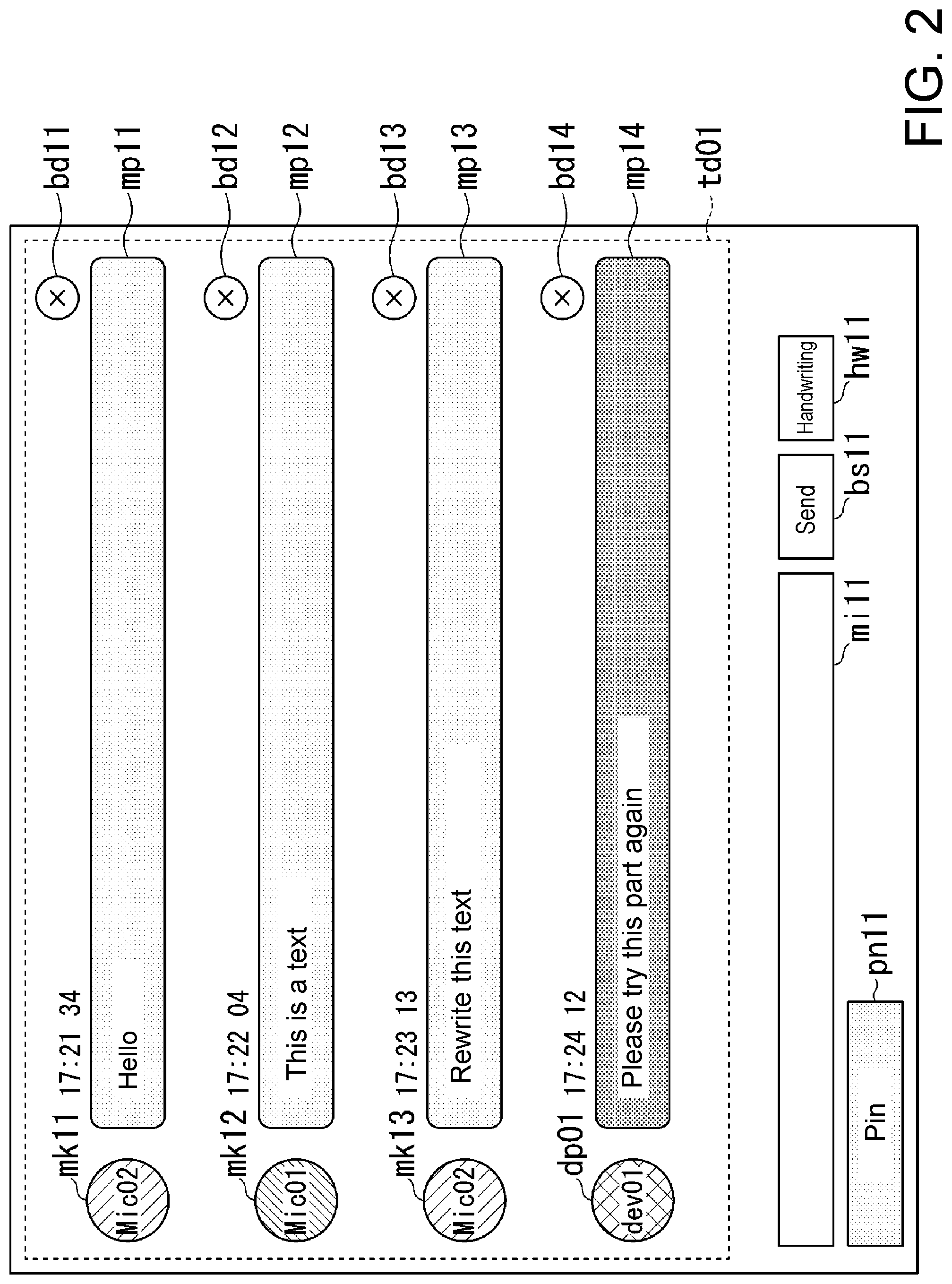 Patent US12308023 Figure 2 – Conversation support device, conversation support system, conversation support method, and storage medium