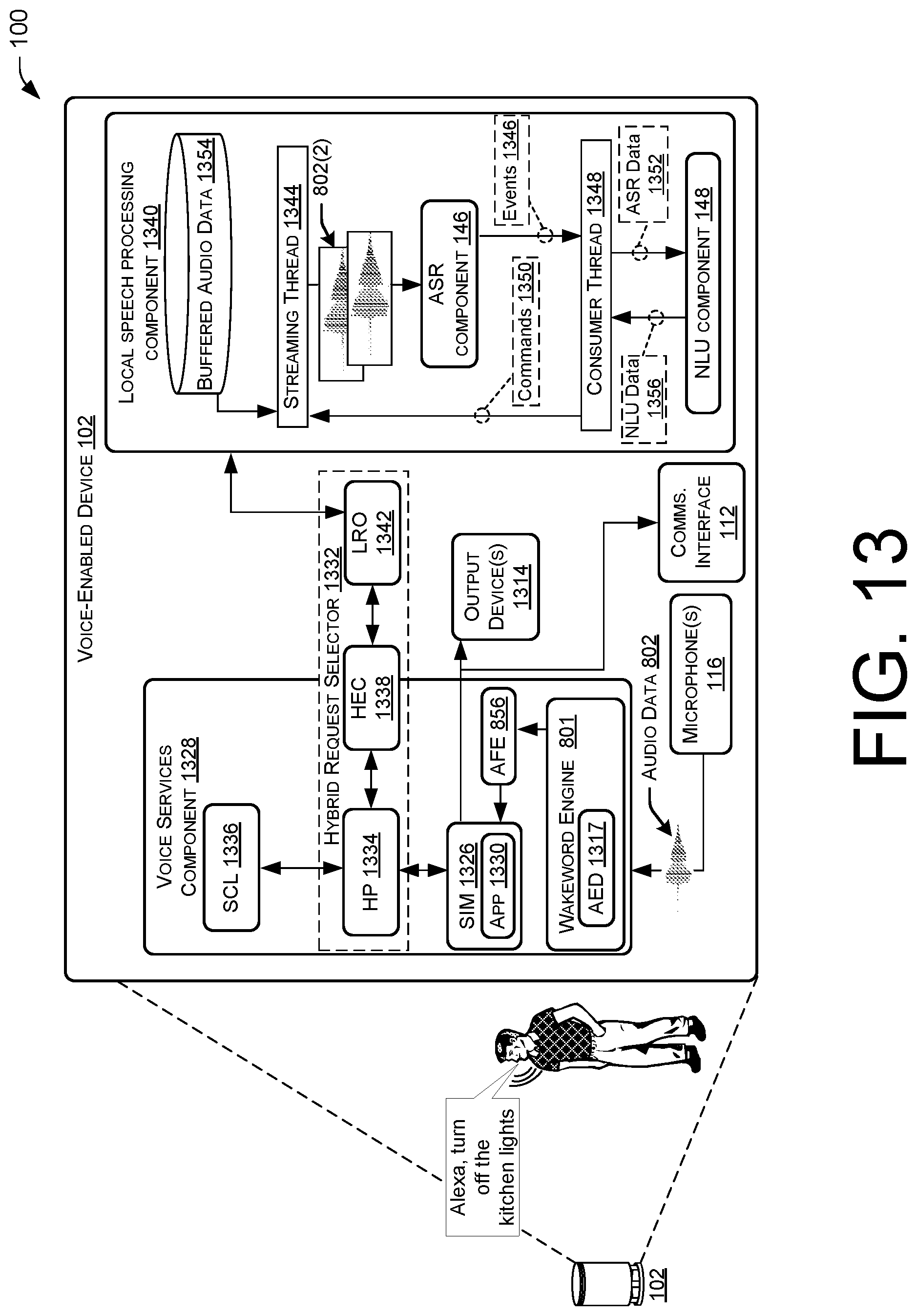Patent US12308027 Figure 13 – Device naming-indicator generation