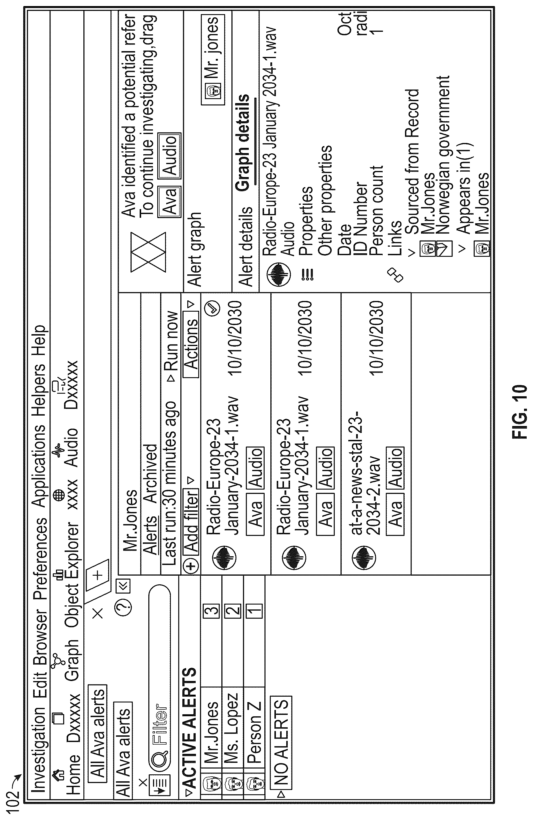Patent US12308032 Figure 10 – System and methods for audio data analysis and tagging