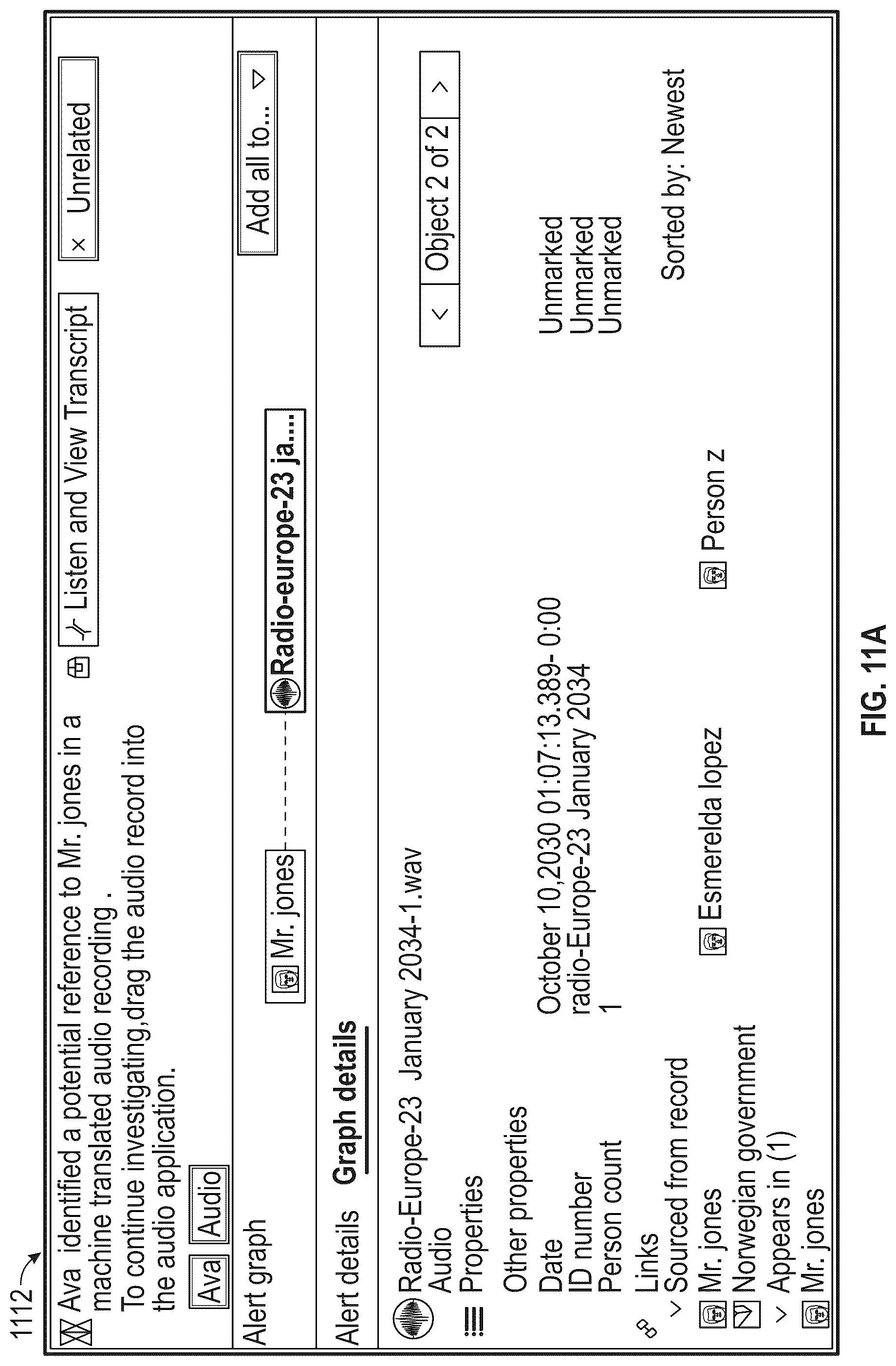 Patent US12308032 Figure 11 – System and methods for audio data analysis and tagging