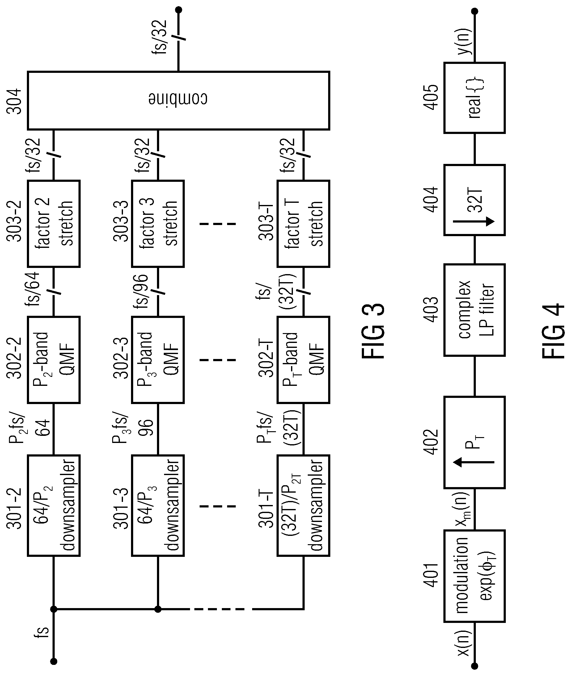 Patent US12308036 Figure 2 – Apparatus and method for processing an input audio signal using cascaded filterbanks