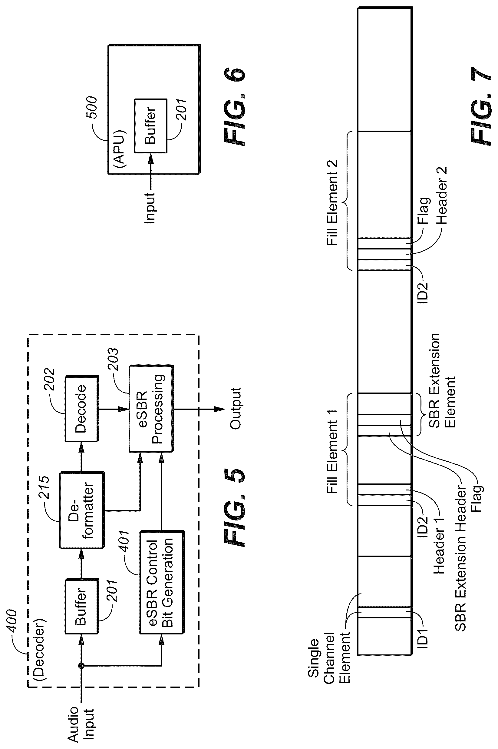 Patent US12308040 Figure 2 – Backward-compatible integration of harmonic transposer for high frequency reconstruction of audio signals