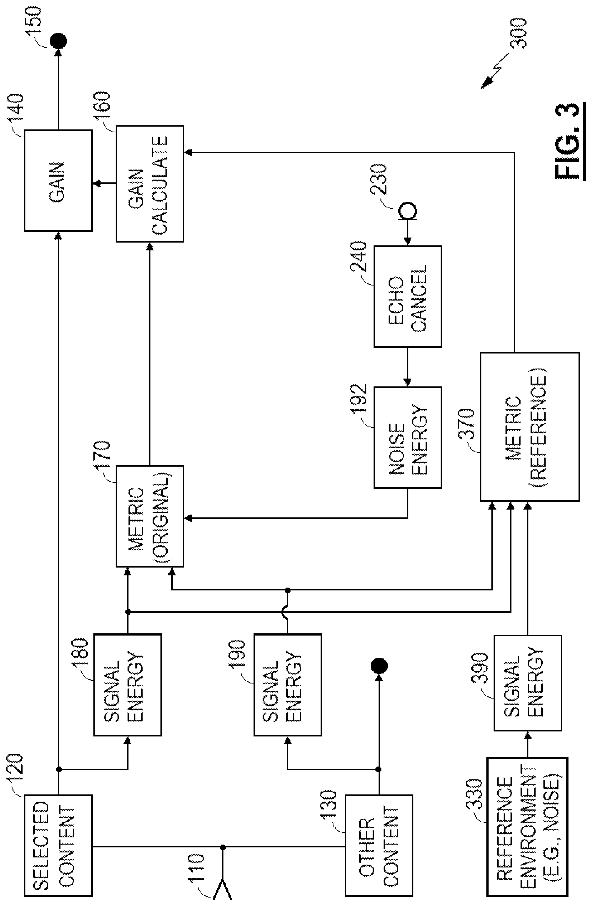 Patent US12308043 Figure 3 – Playback enhancement in audio systems