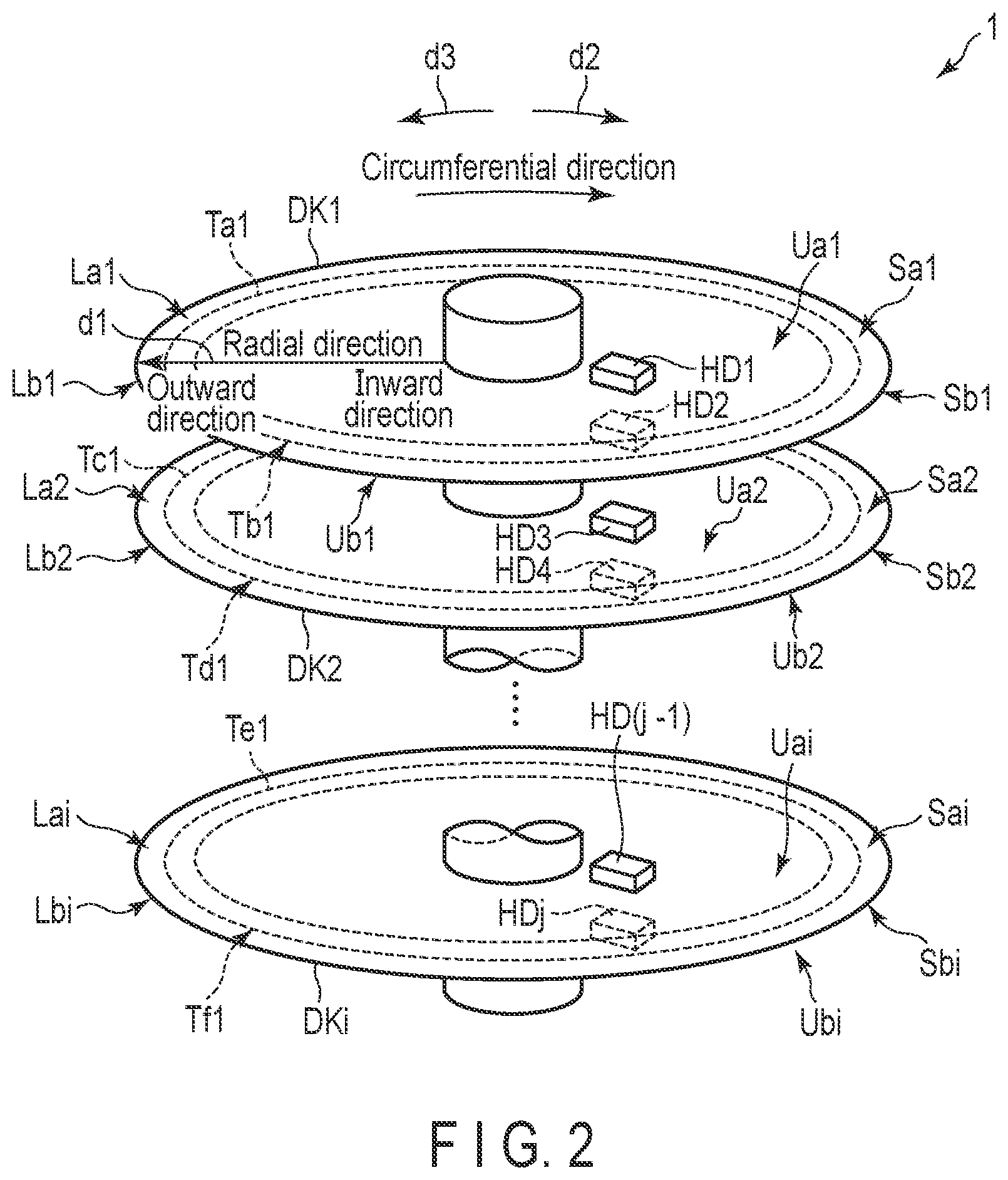 Patent US12308048 Figure 2 – Magnetic disk device