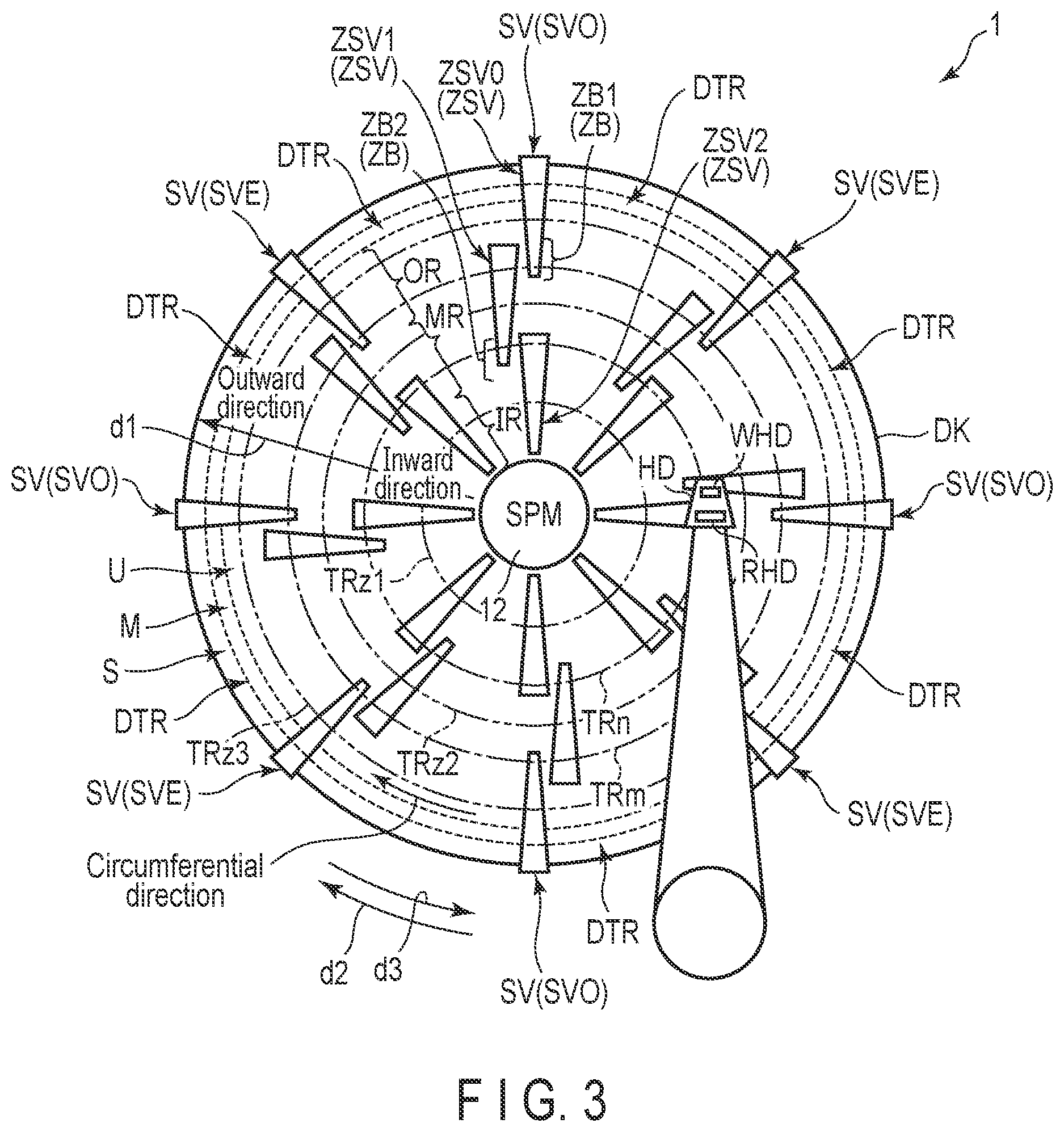 Patent US12308048 Figure 3 – Magnetic disk device