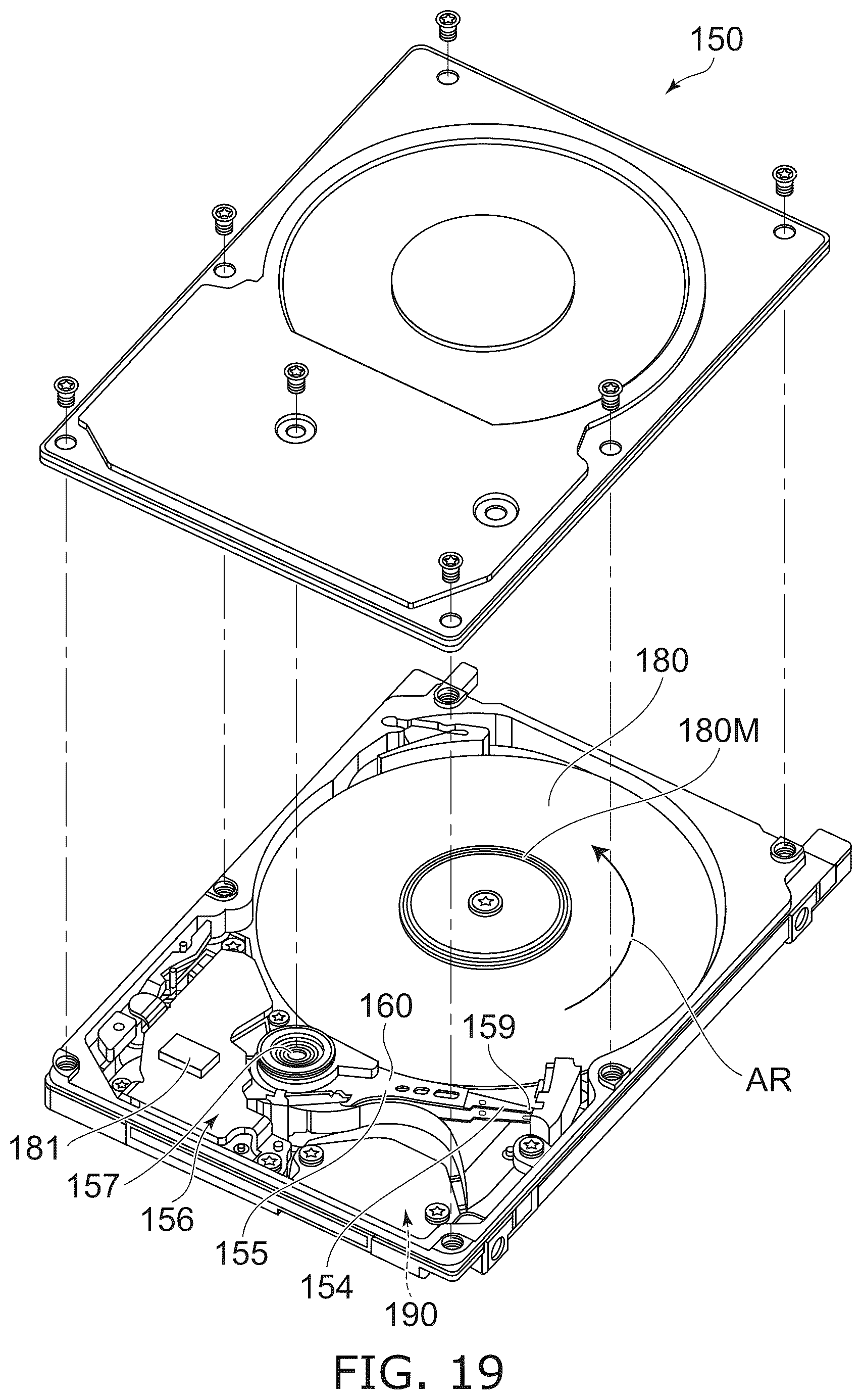 Patent US12308051 Figure 15 – Magnetic head with multilayer configuration between magnetic poles and magnetic recording device
