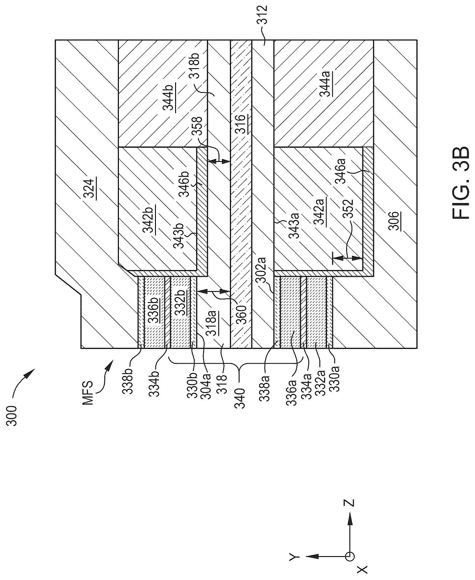 Patent US12308052 Figure 4 – Produce thinner DTS and adjustable capacitance for TDMR heads