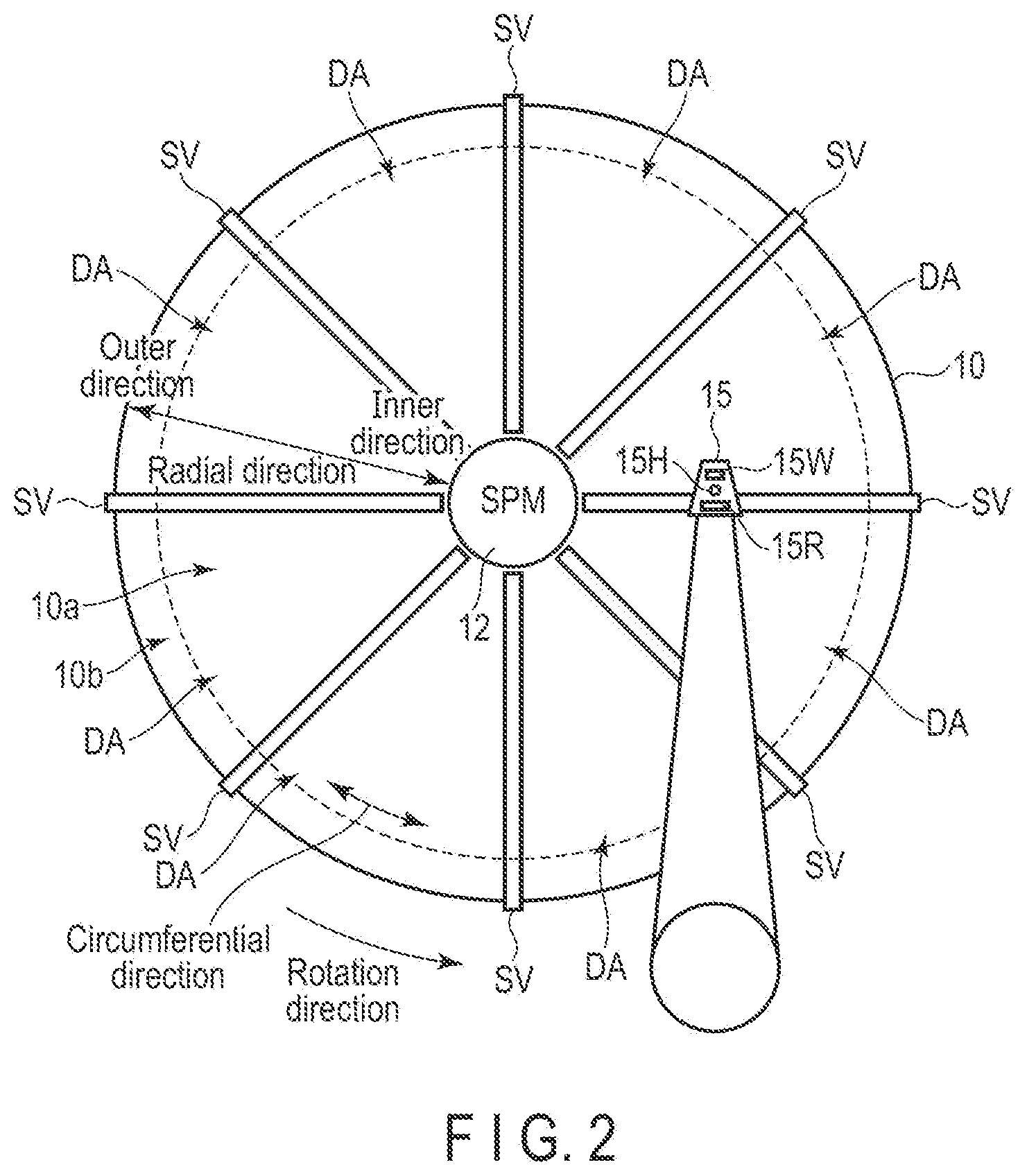 Patent US12308055 Figure 2 – Magnetic disk device