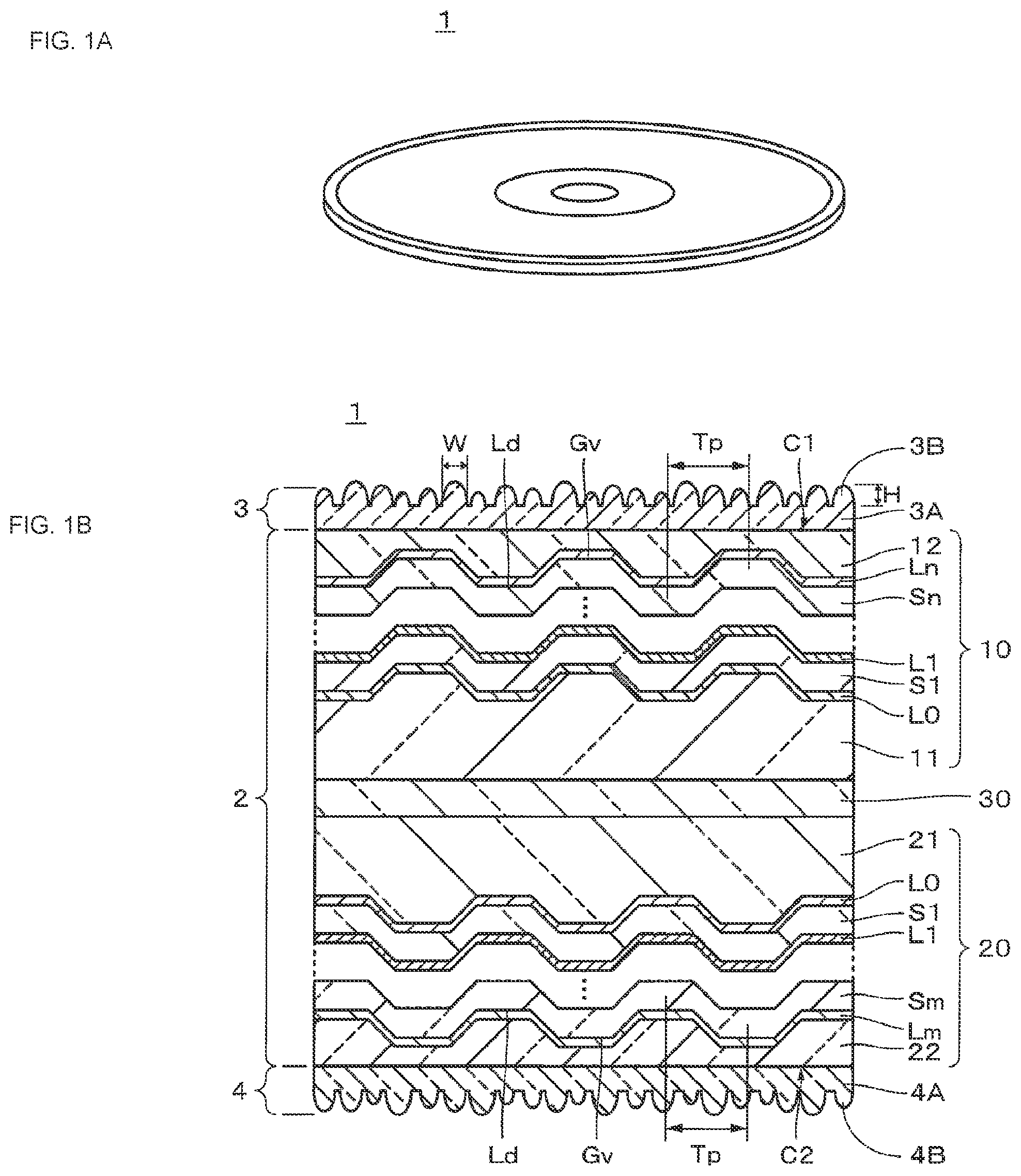 Patent US12308061 Figure 1 – Optical recording medium